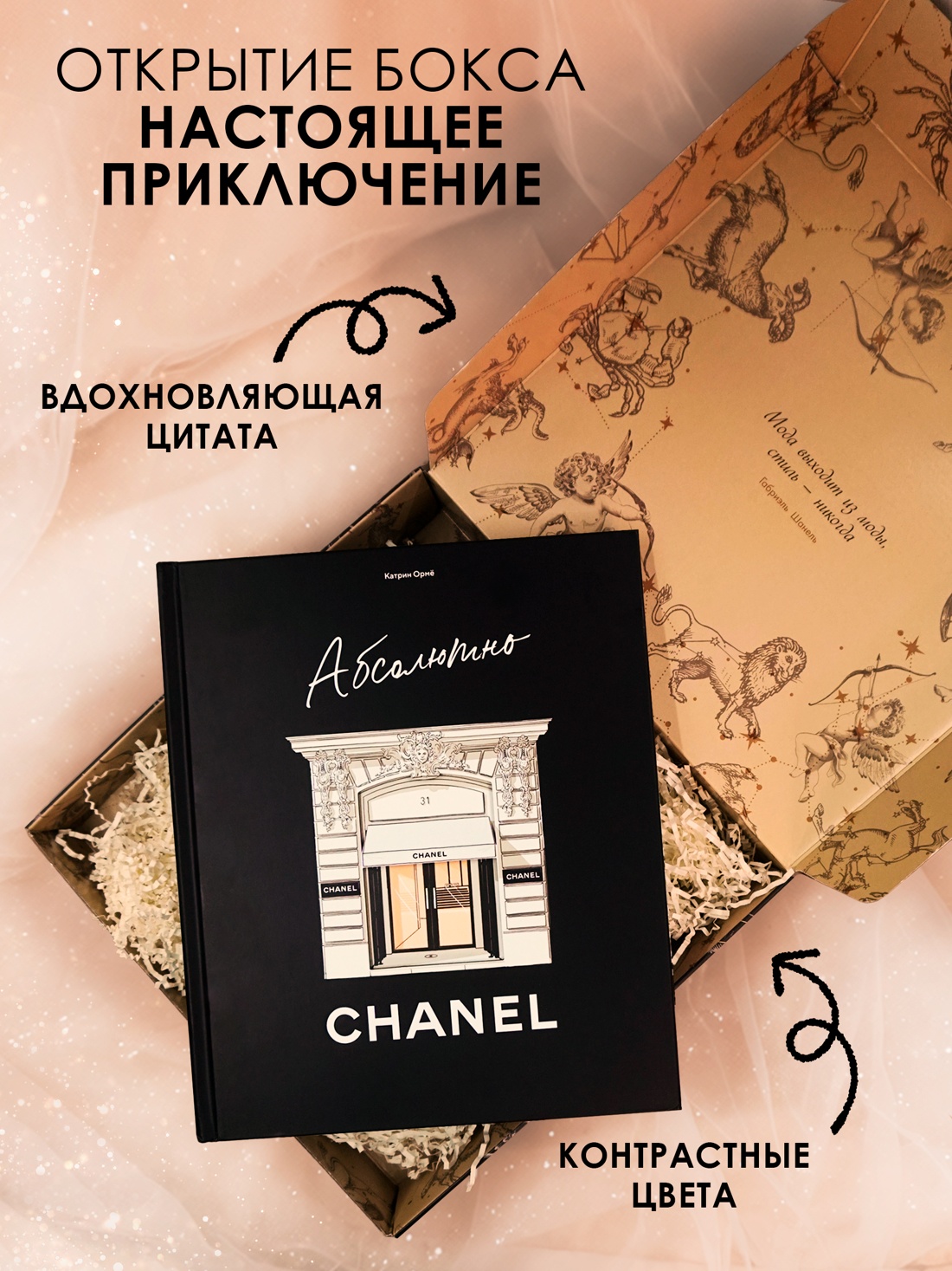 Книга КОЛИБРИ Абсолютно CHANEL Сборный комплект в коробке - фото 3