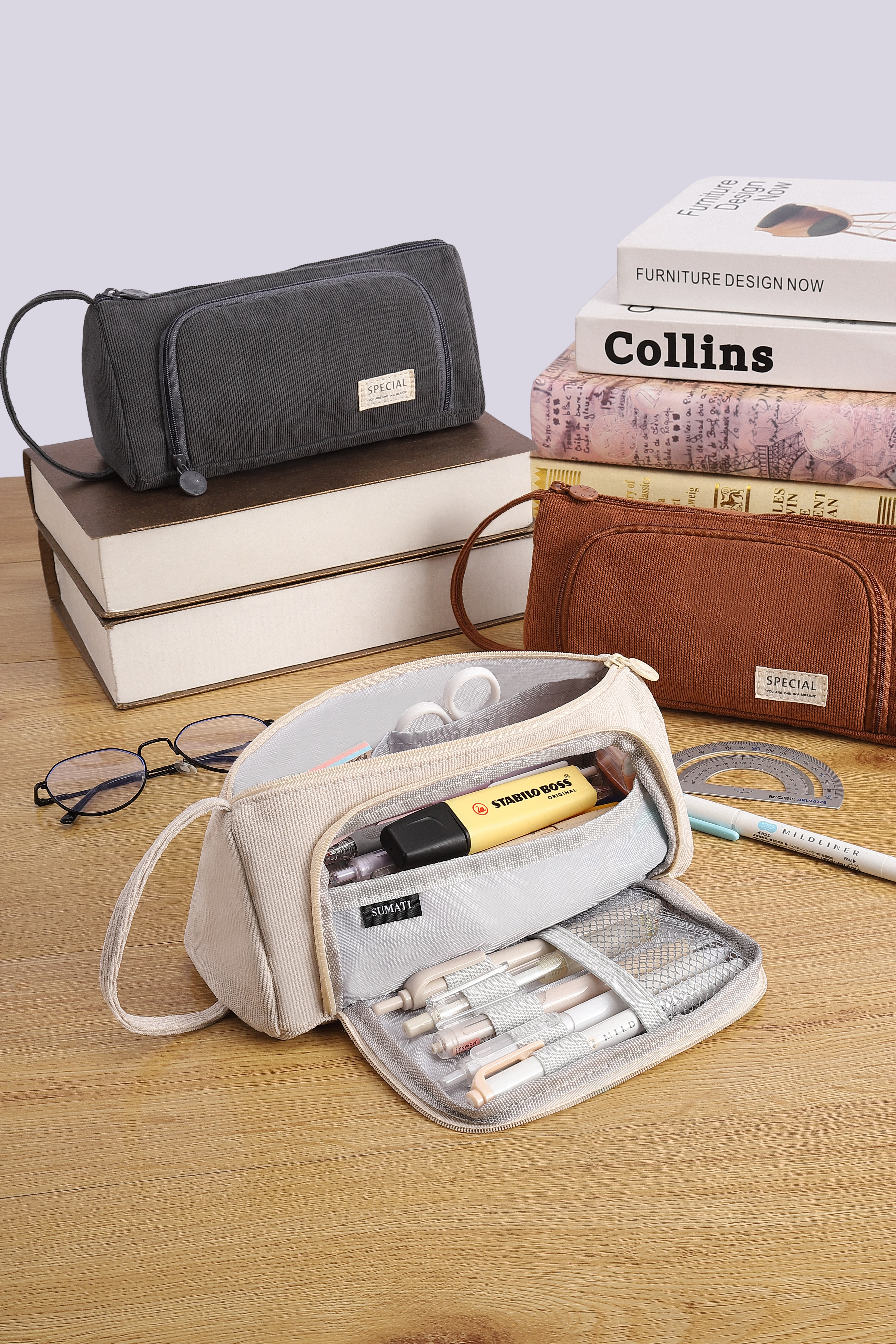 Пенал SUMATI penal_beige - фото 3