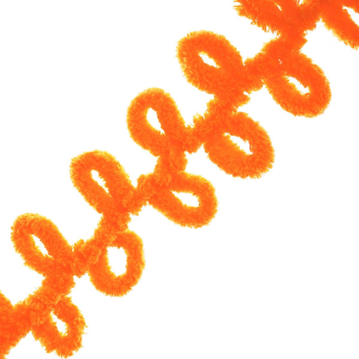 Пряжа для вязания Alize puffy 100 г 9 м микрополиэстер фантазийная плюшевая 766 морковный 5 мотков - фото 5