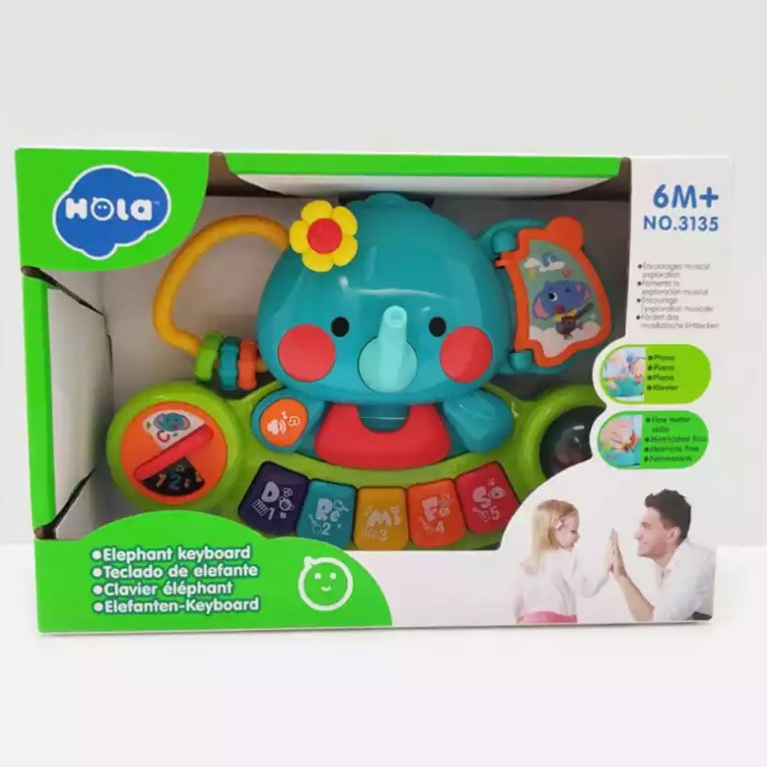 Игрушка MyMoon Музыкальный Слоник - фото 2