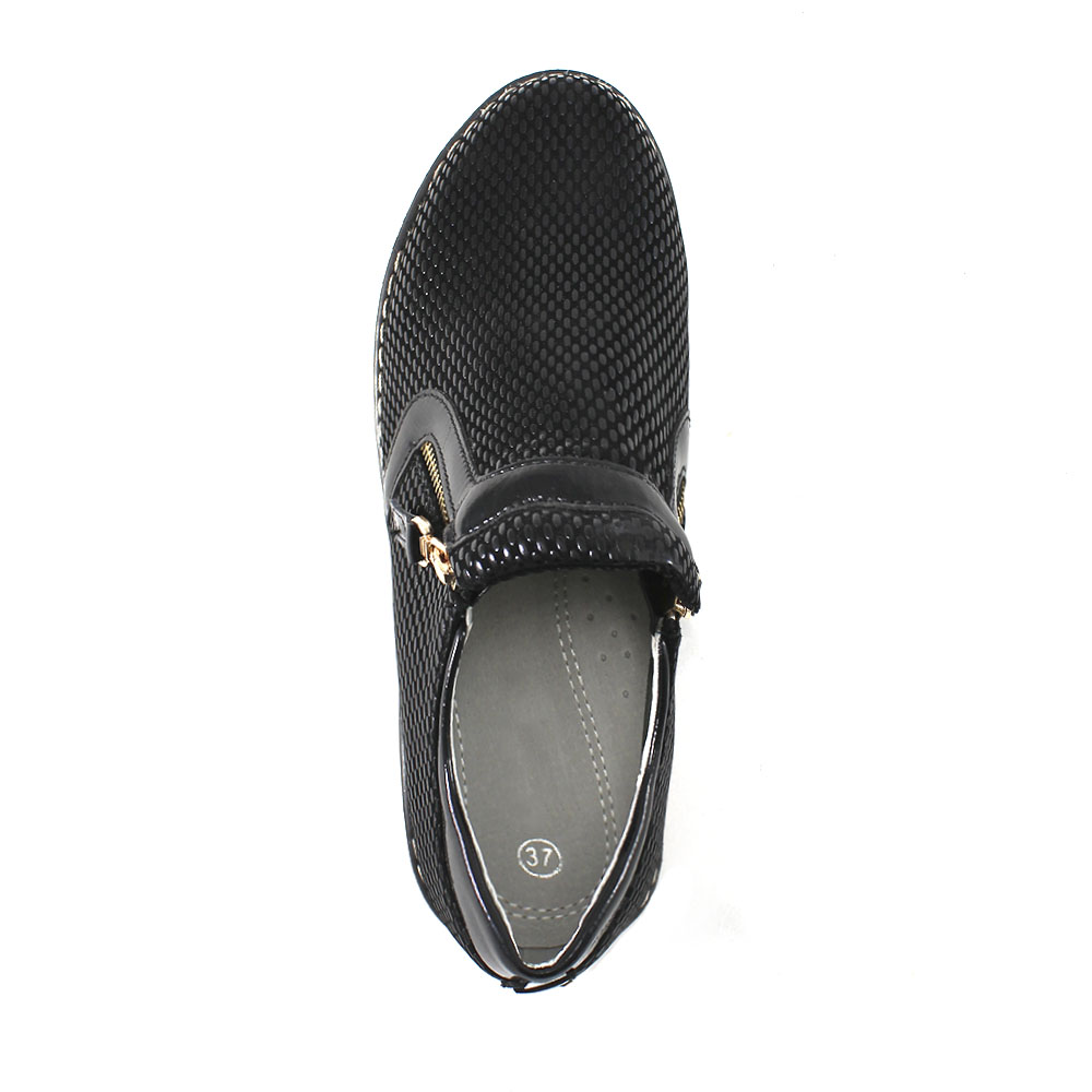 Туфли Europen R175-28-СВ EUROPEN Туфли для девочки,черный кожа - фото 3