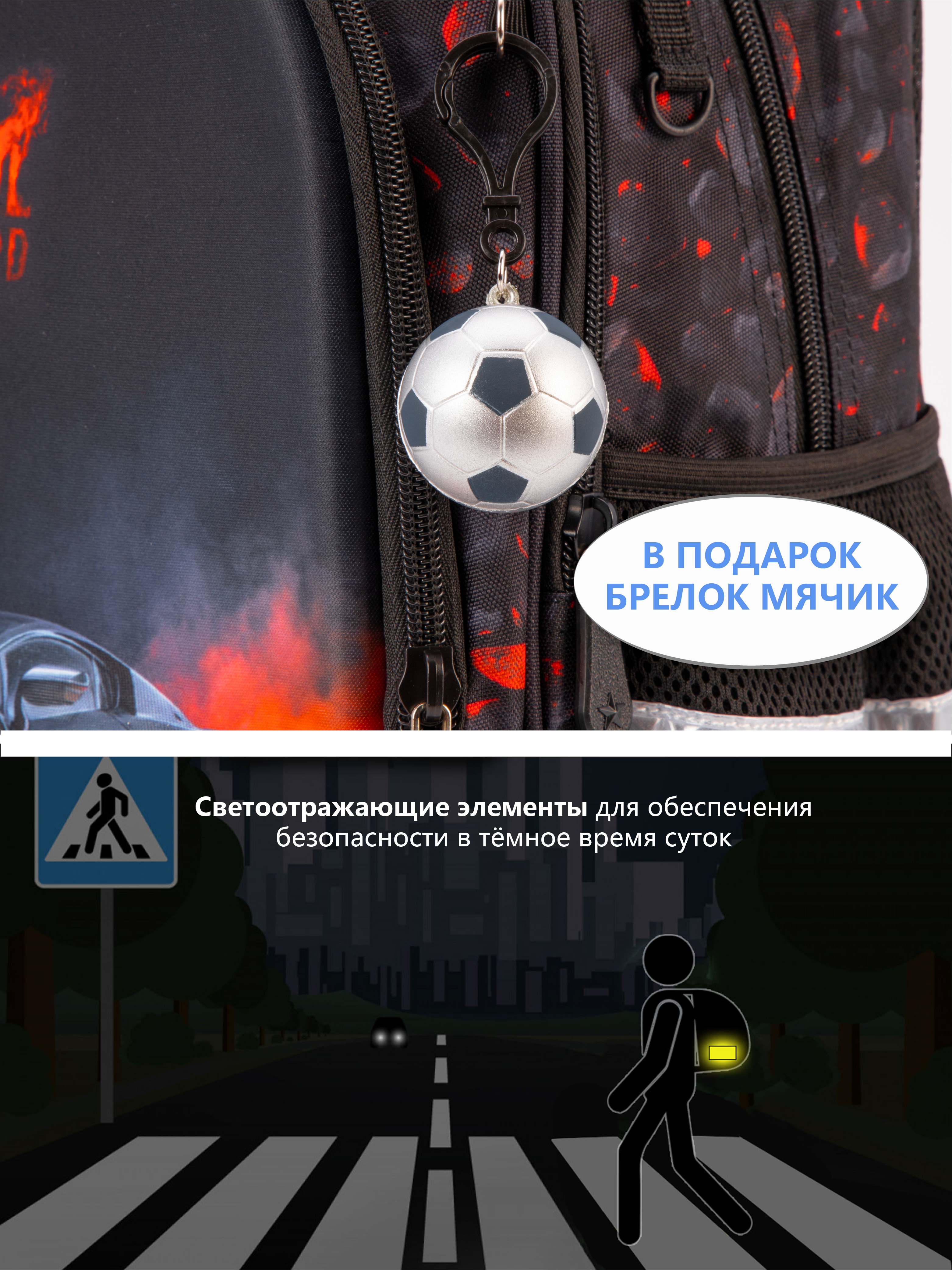 Рюкзак School Standard для мальчика набор 8 в 1 - фото 8