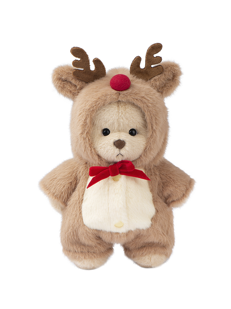 Мягкая игрушка TeddyTales Медведь в костюме Оленя - фото 8