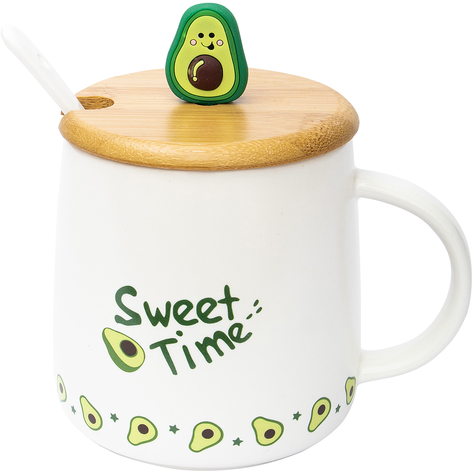 Кружка ЭВРИКА Авокадо с крышкой №3 - фото 3
