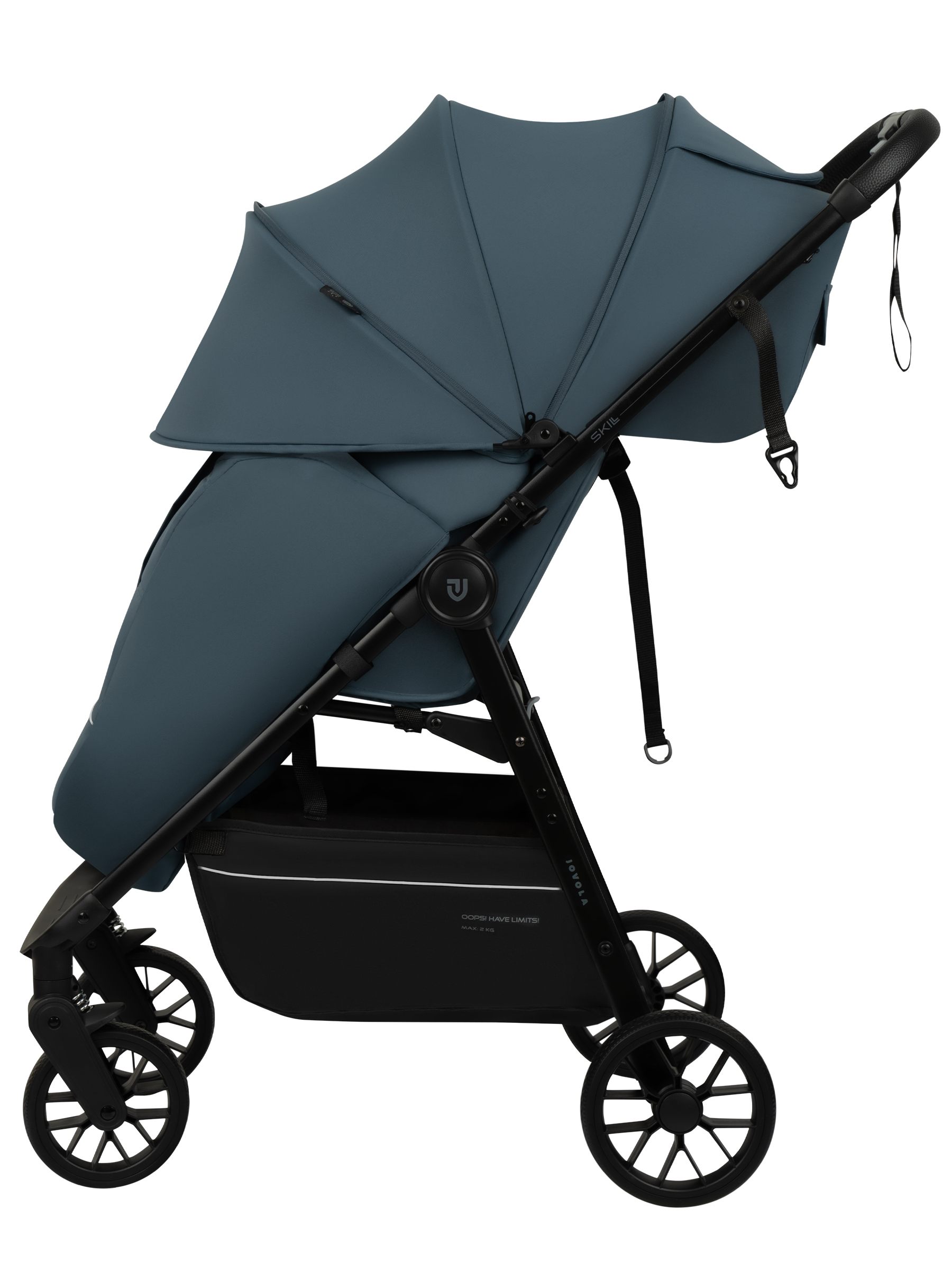 Коляска прогулочная JOVOLA Skill синий - фото 7