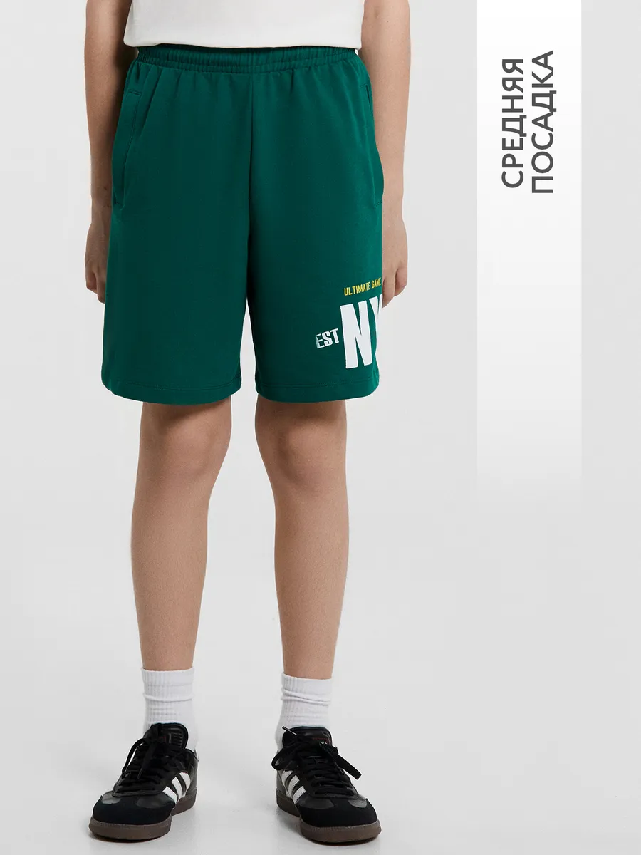 Шорты Mark Formelle (Марк Формэль) 133350/зеленый +печать1 - фото 6