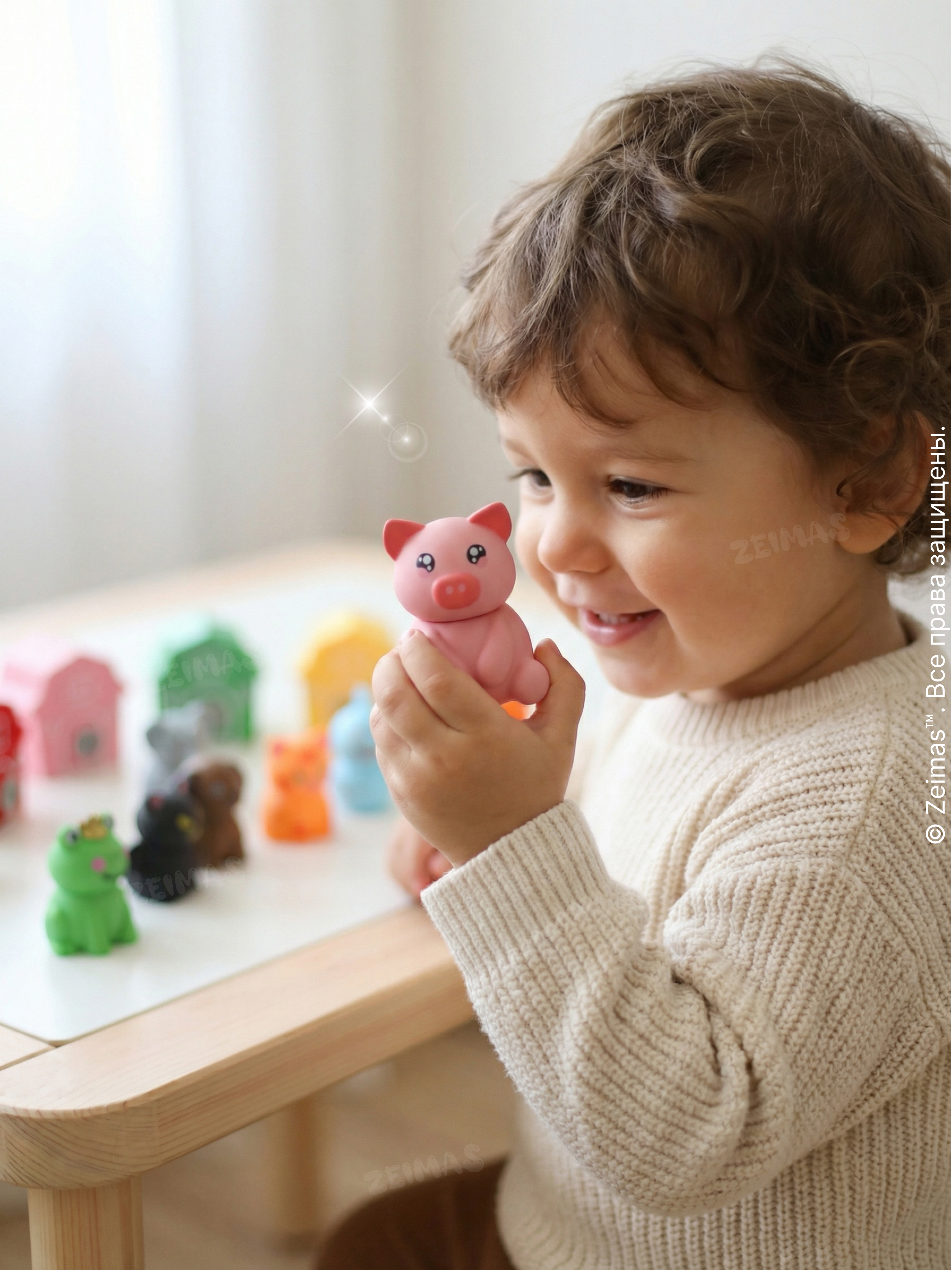 Игрушка Zeimas сортер Домики и животные в ассортименте - фото 19