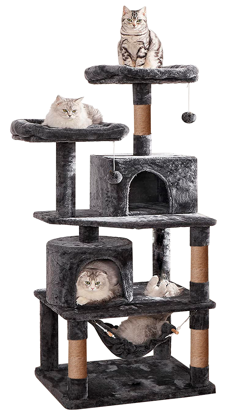 Игровой комплекс для кошек дом Pet БМФ Черный - фото 2