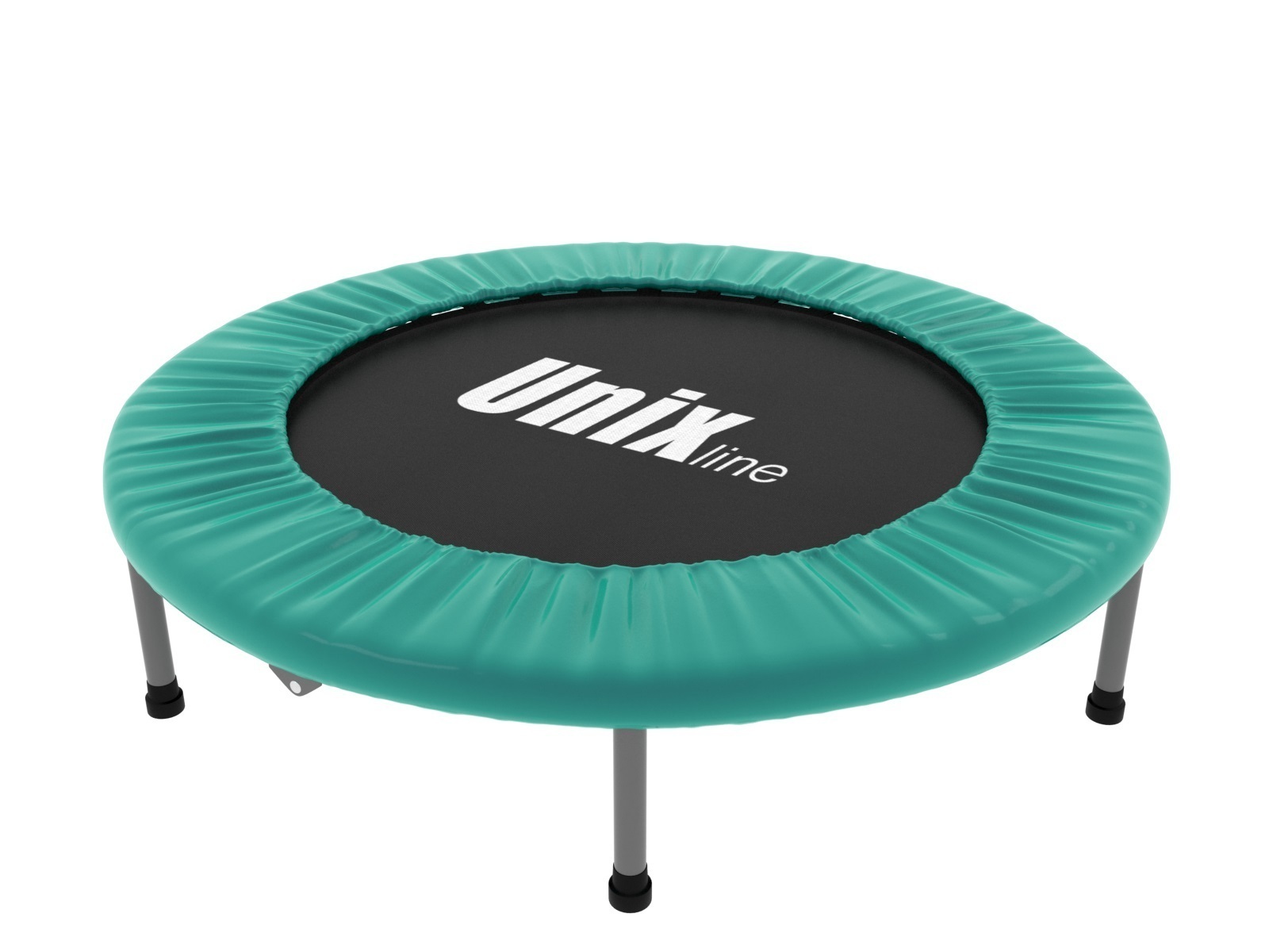 Батут fitness сompact UNIX line диаметр 123 см до 110 кг диаметр прыжковой зоны 100 см - фото 12
