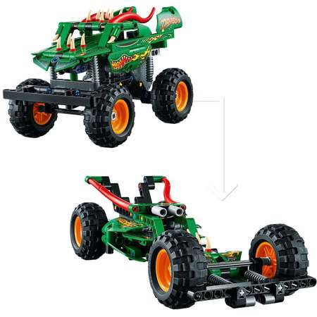 Конструктор LEGO Technic Монстер Джем Дракон блочный
