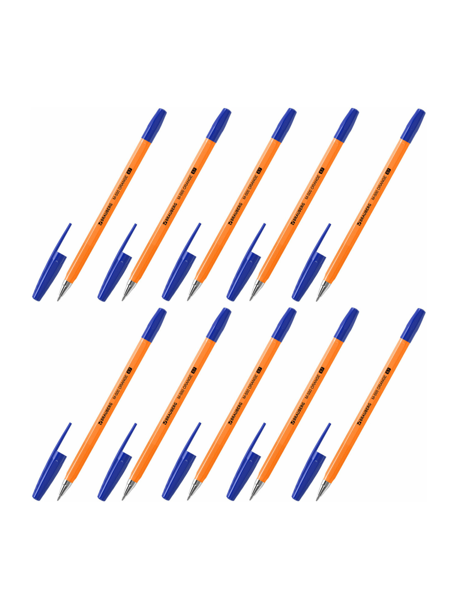 Ручка шариковая Brauberg 10 шт. - фото 13