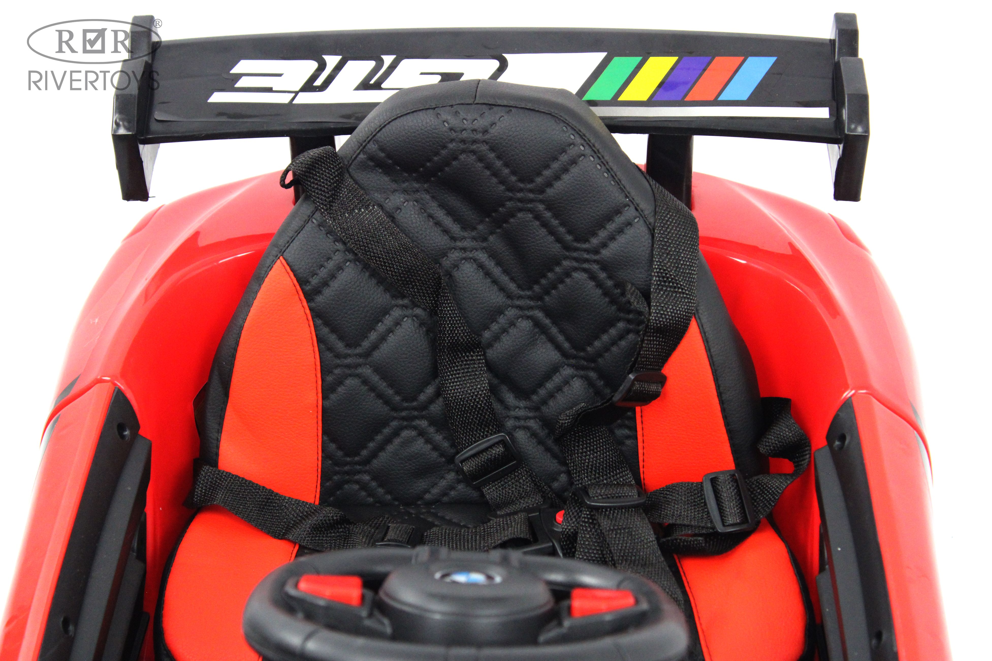 Электромобиль RIVERTOYS F444FF-RED С пультом ДУ - фото 14