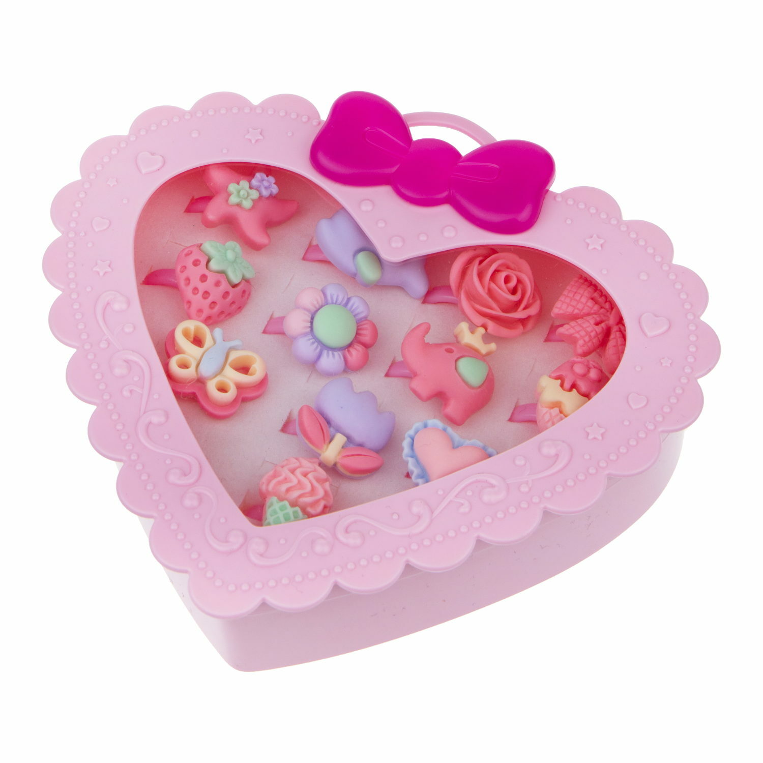 Набор бижутерии 1TOY Sweet heart Bijou 12 колец пастельные тона Т21033-1 - фото 2