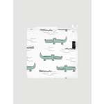 Одеяло Mjolk Крокодилы 80 x 80 см муслин