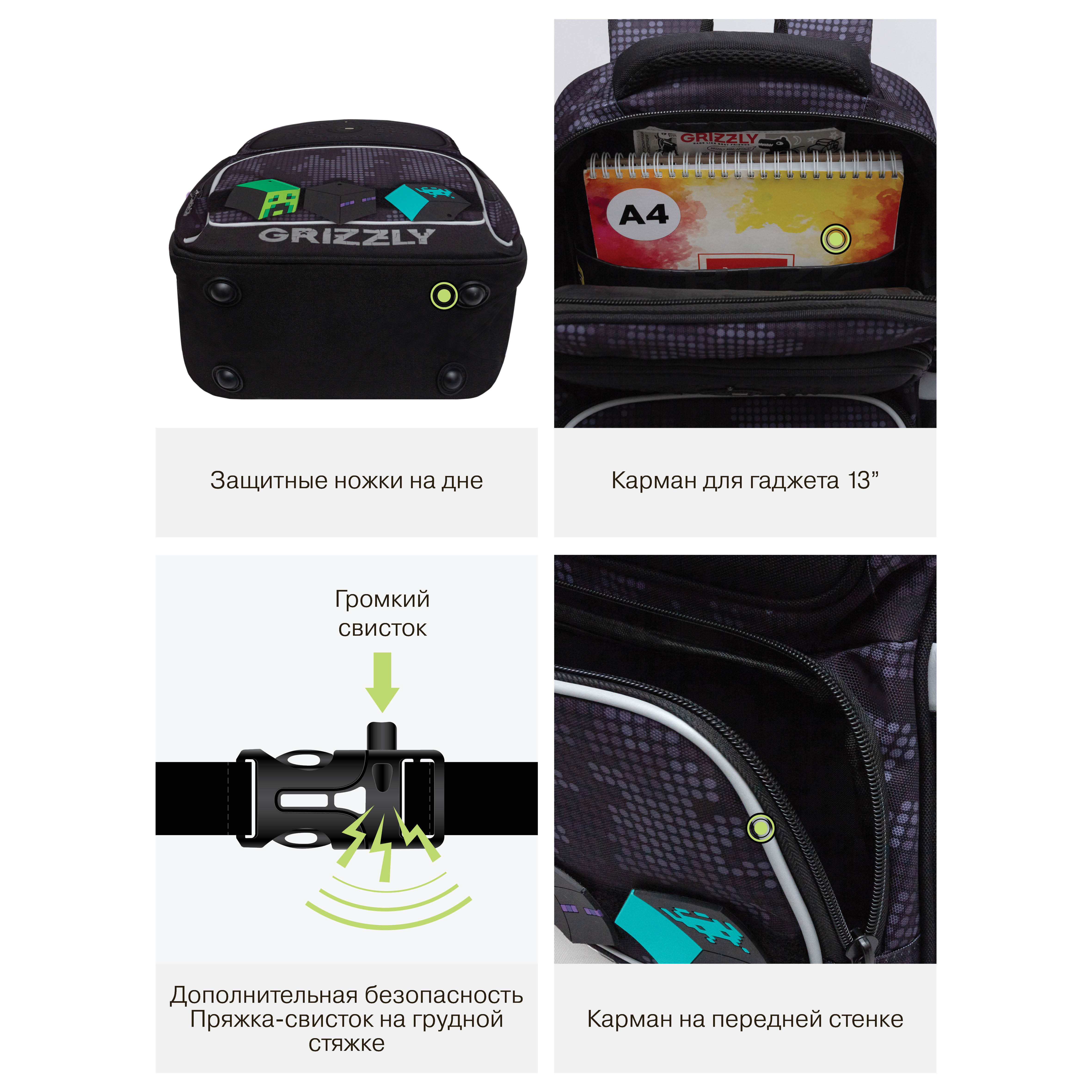 Рюкзак Grizzly Игра - фото 12