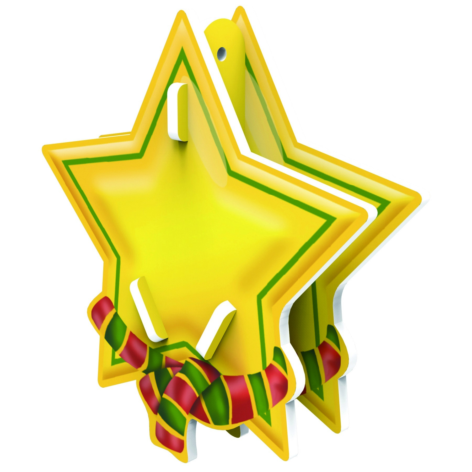 Пазл IQ 3D PUZZLE Новогоднее украшение 3D - фото 1