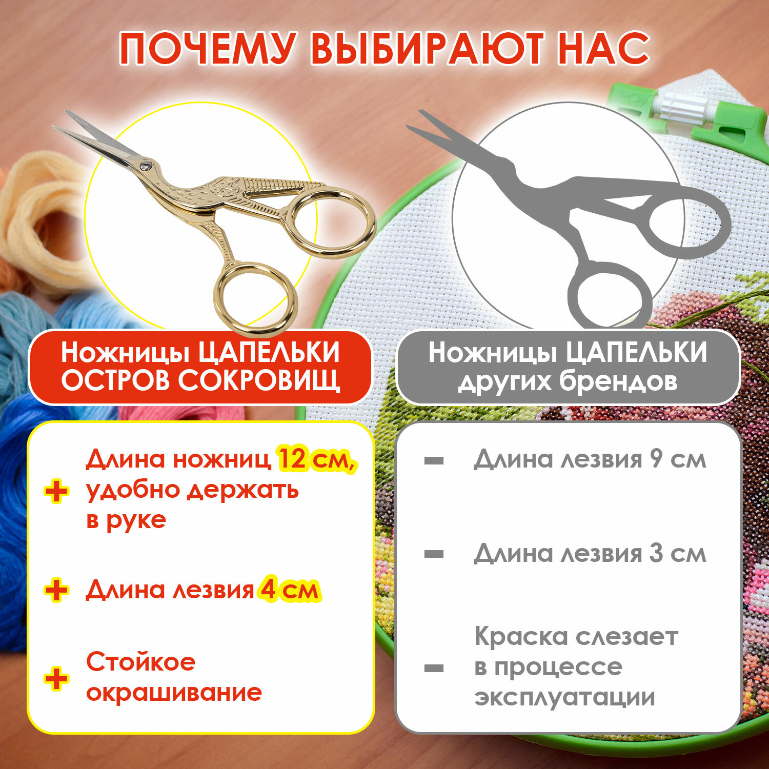 Ножницы канцелярские Остров Сокровищ - фото 4