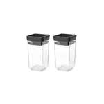 Набор модульных контейнеров Brabantia Tasty+ 150мл 2шт темно-серый 101137