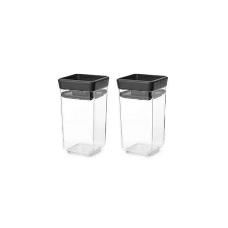 Набор модульных контейнеров Brabantia Tasty+ 150мл 2шт темно-серый 101137