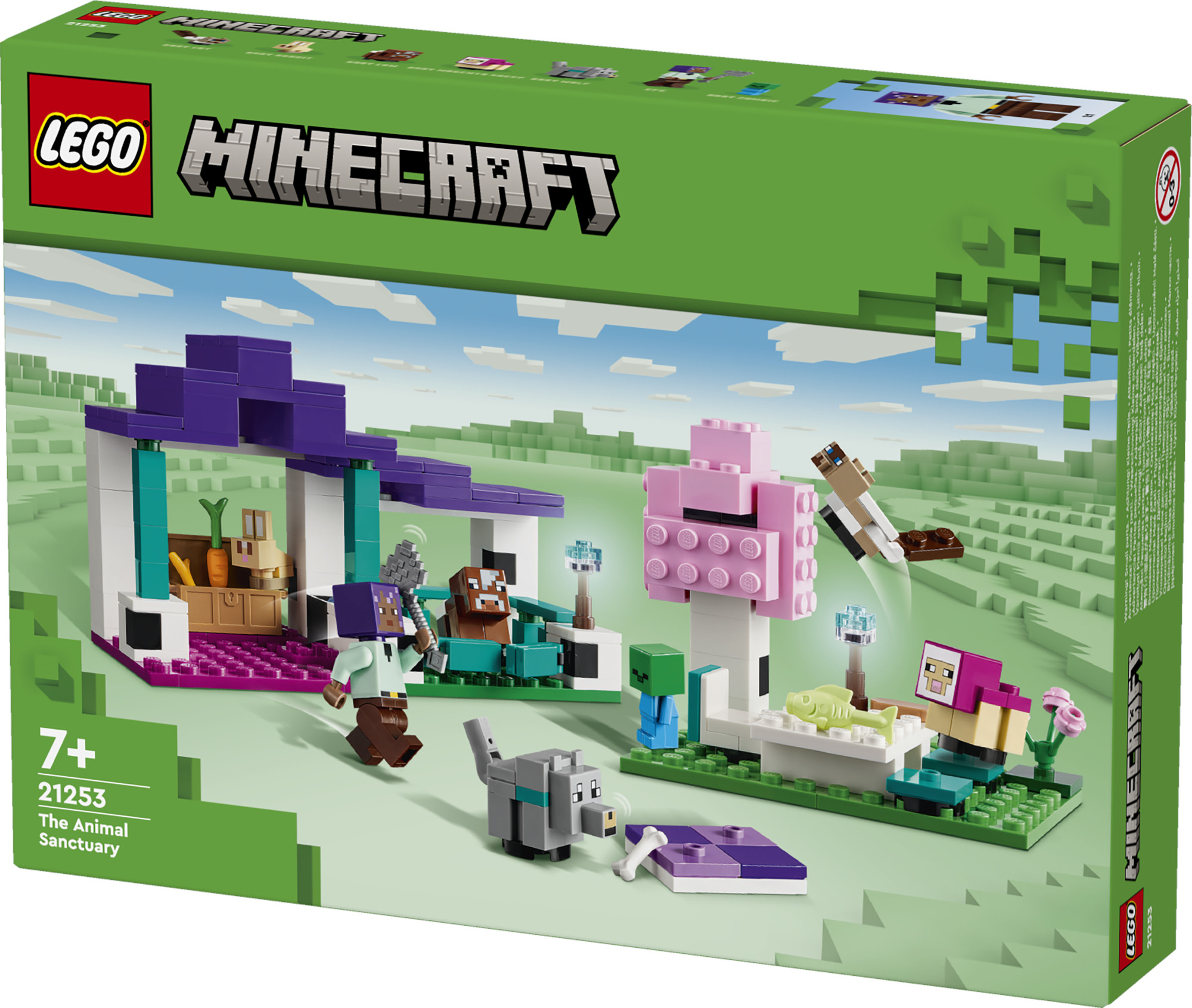 Конструктор LEGO Minecraft Заповедник для животных 206 дет. - фото 5