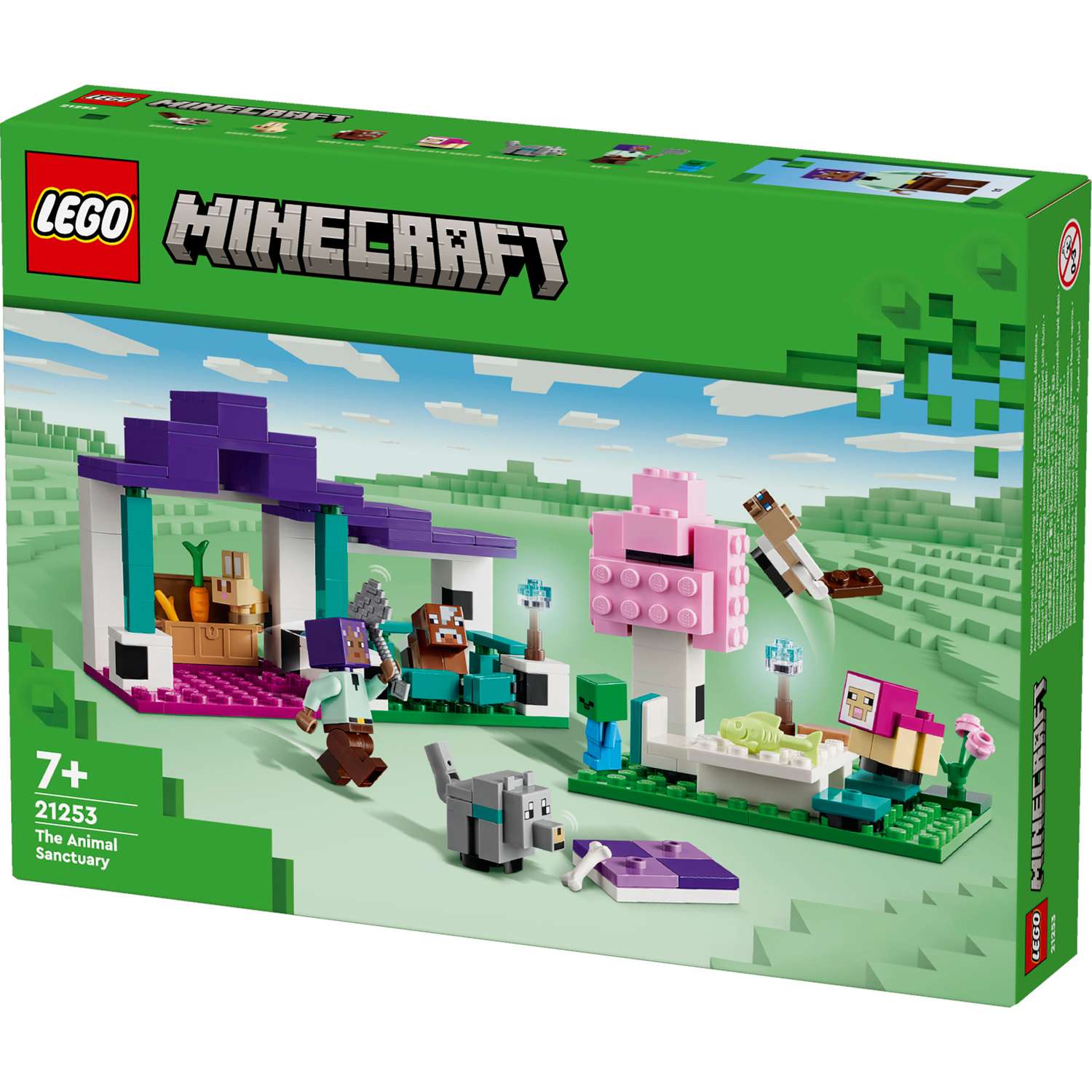 Конструктор LEGO Minecraft Заповедник для животных 206 дет. - фото 5