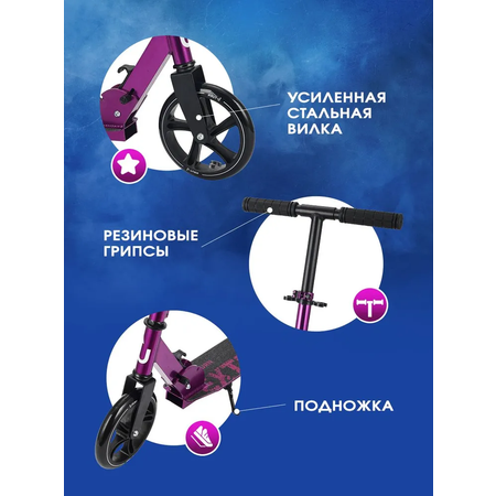 Самокат Рыжий кот двухколесный