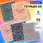 Общая тетрадь Brauberg клетка 96 лист. 5 шт.