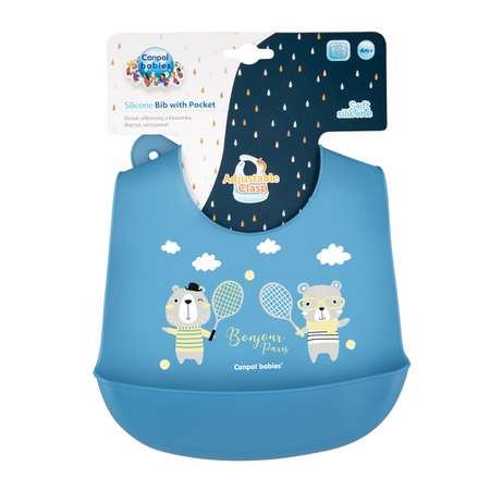 Нагрудник Canpol Babies силикон