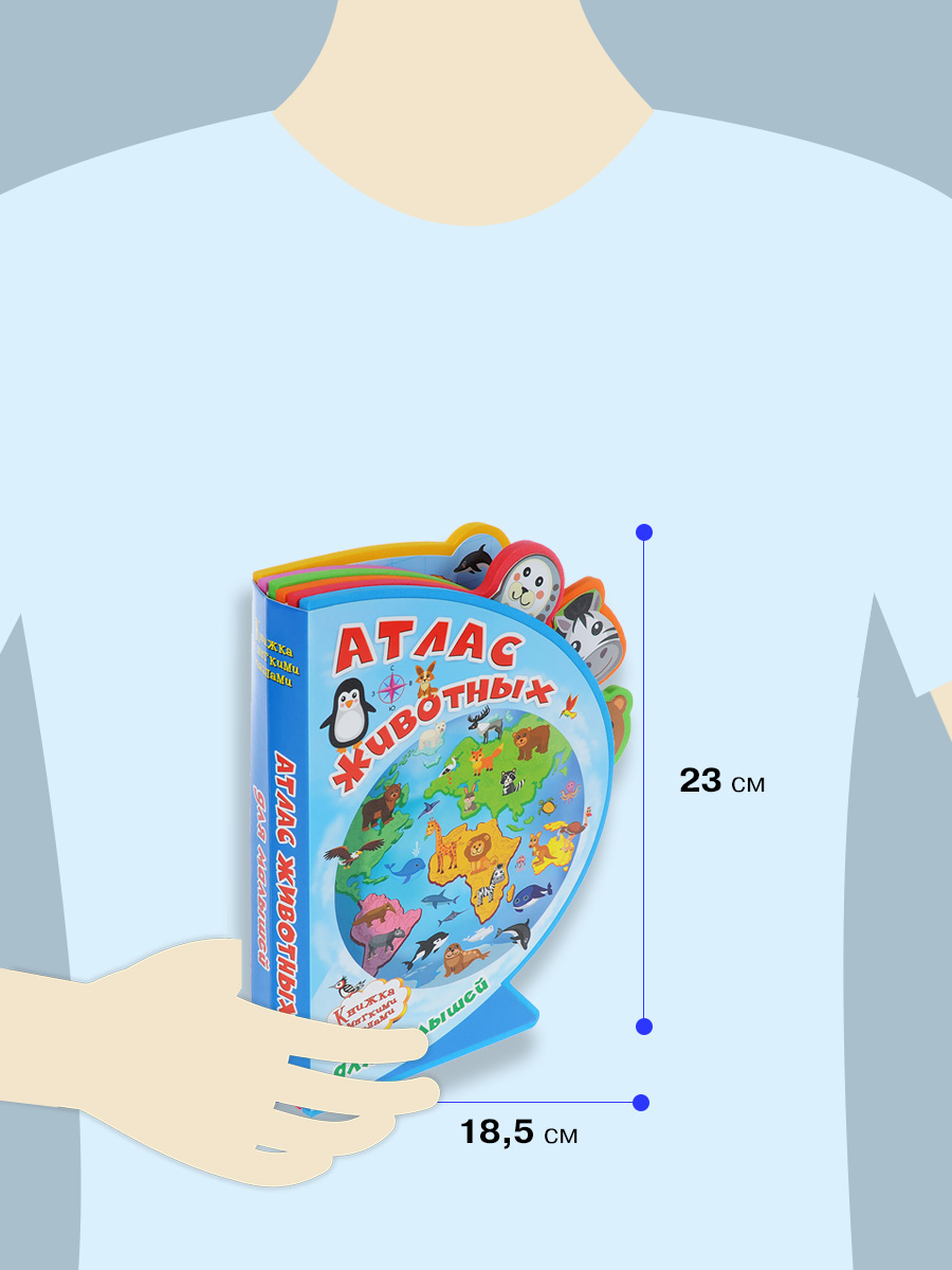 Игрушка Омега-Пресс книжка Атлас животных - фото 2