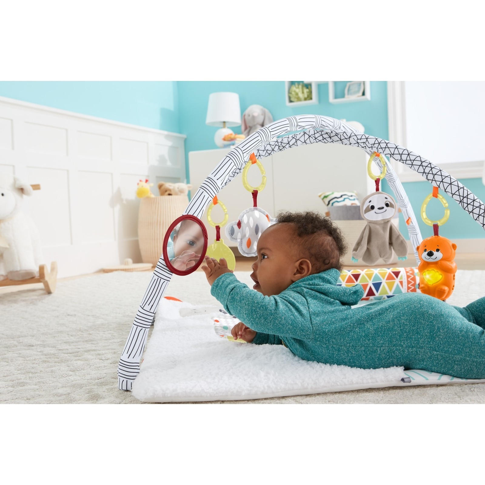 Коврик Fisher Price с дугами Делюкс Гимнастика - фото 15