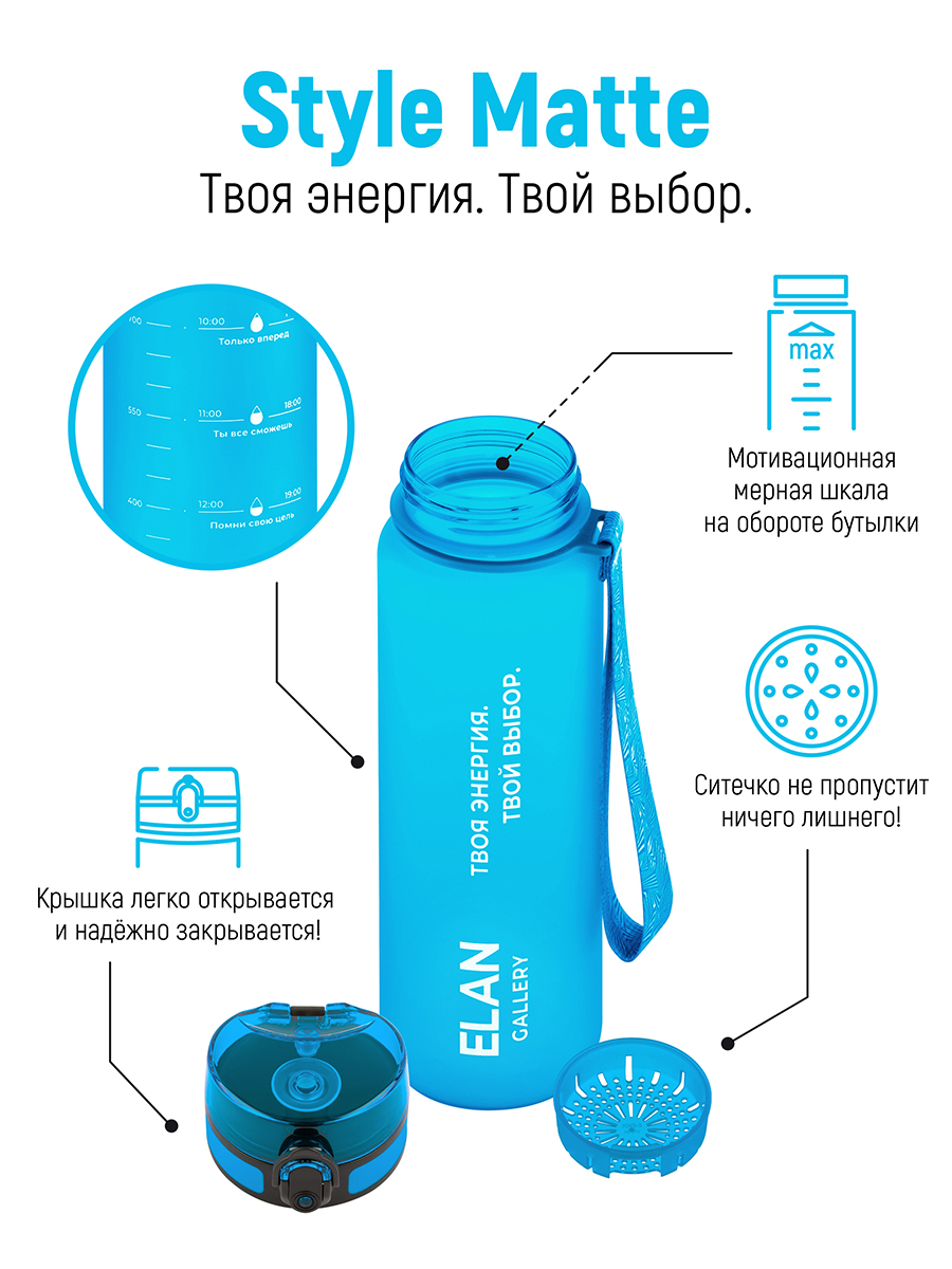 Бутылка Elan Gallery 1000 мл - фото 5