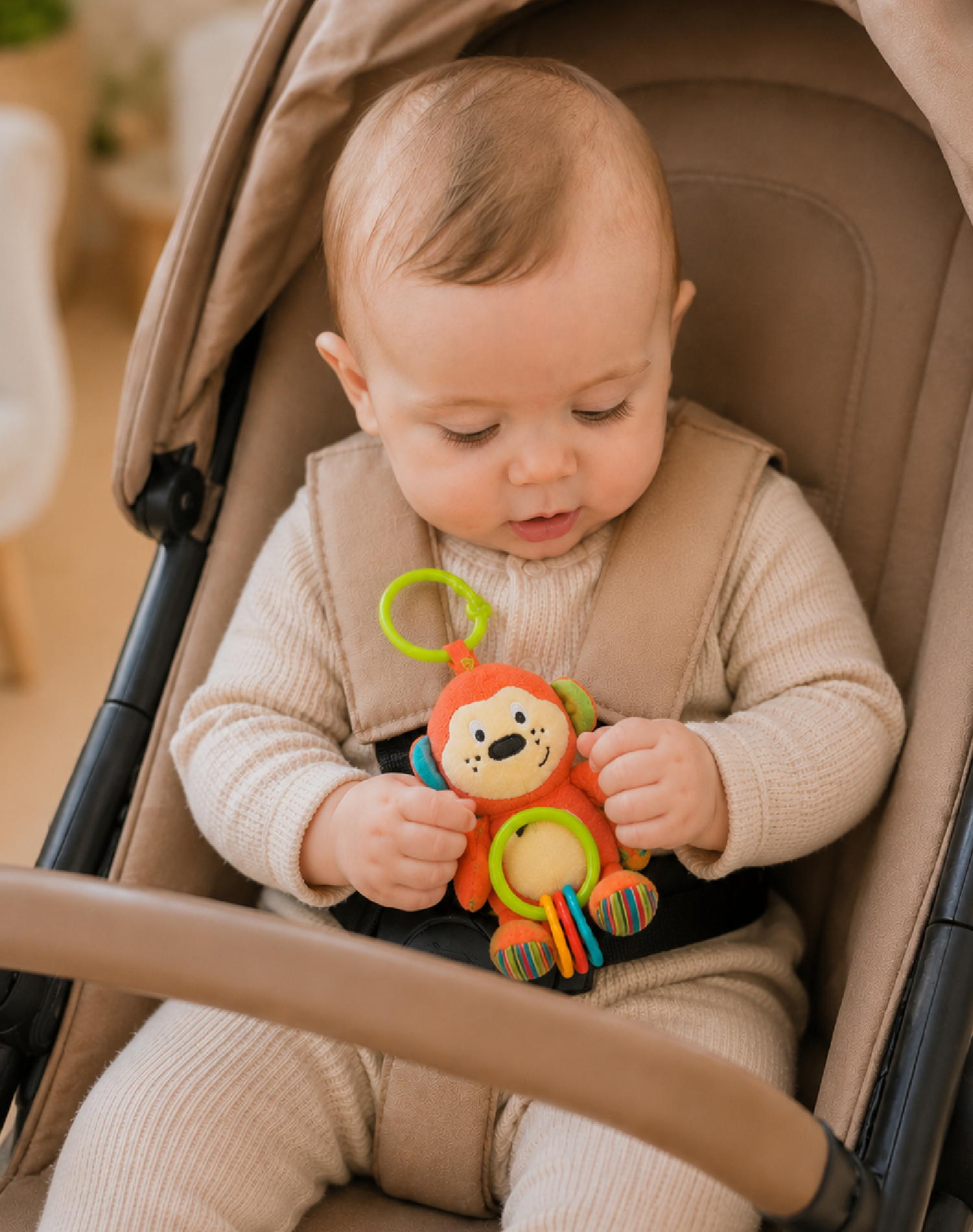 Игрушка BabyGo подвеска Обезьяна - фото 4