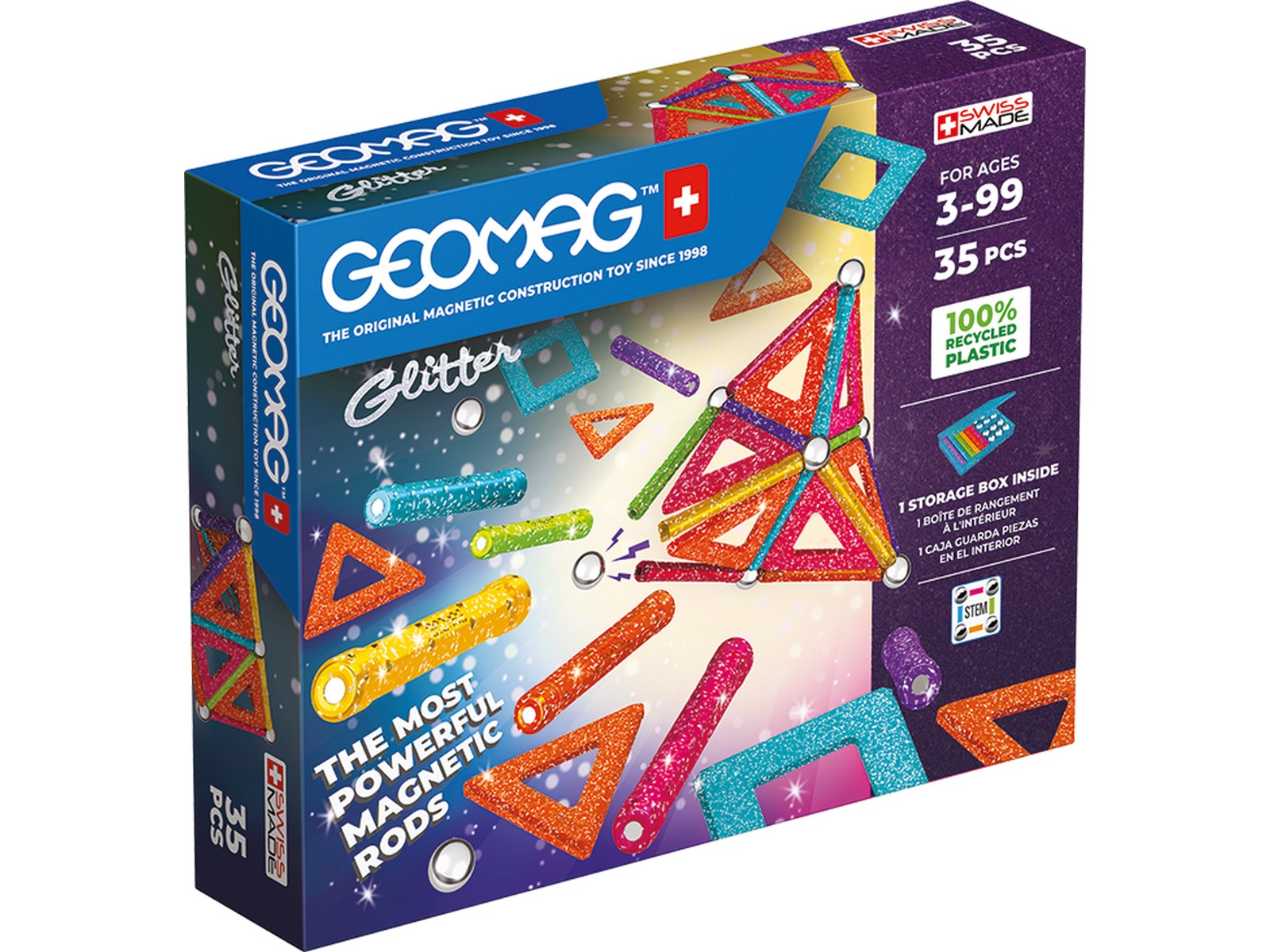 Конструктор Geomag магнитный 35 дет. - фото 13
