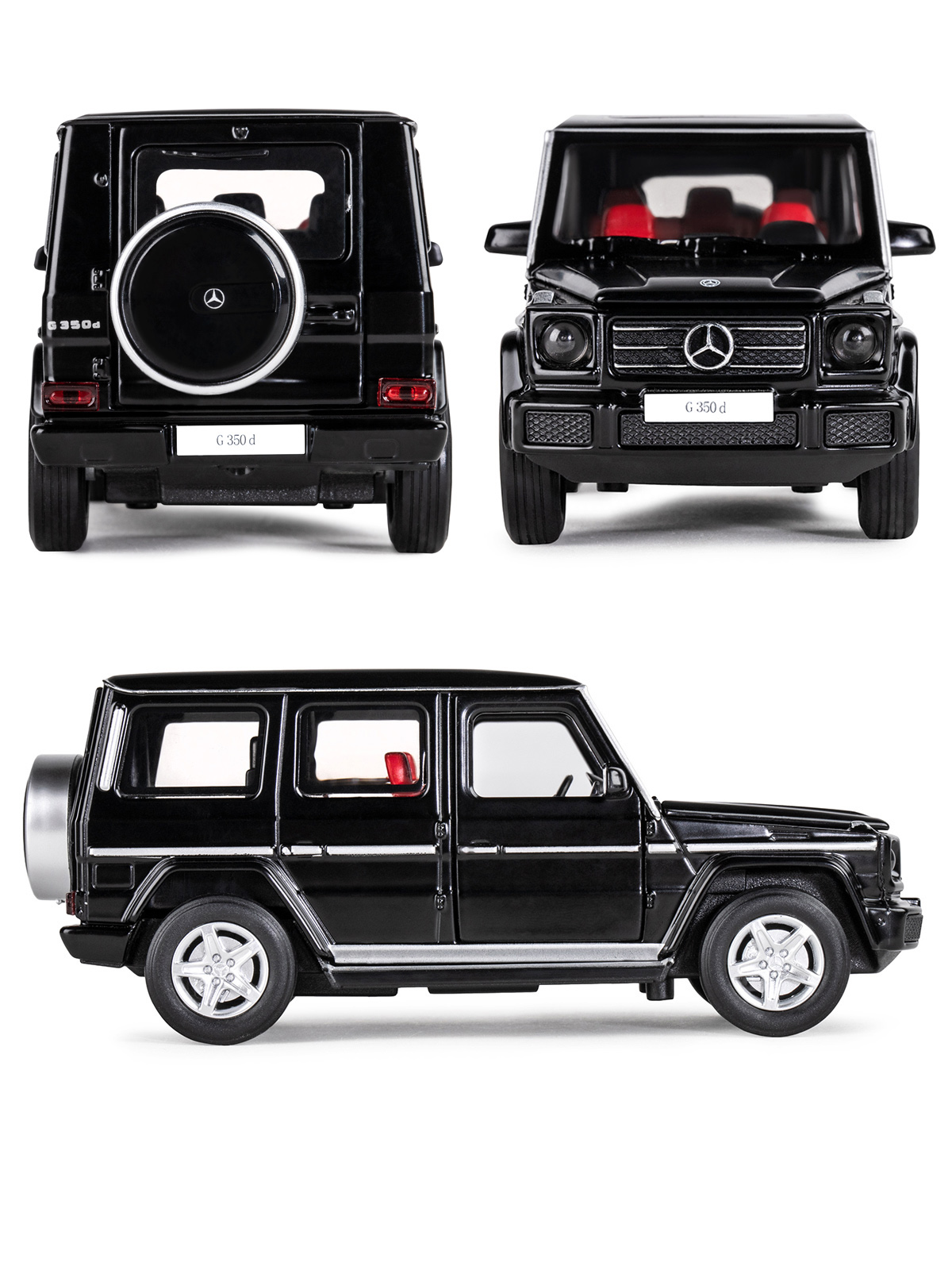 Внедорожник АВТОпанорама Mercedes Benz G350d 1:32 JB1200188 - фото 6