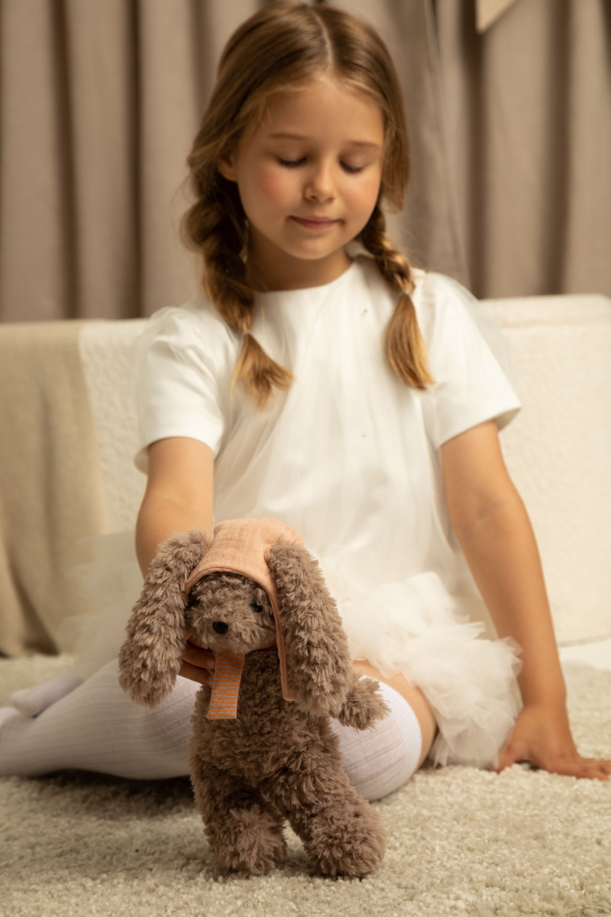 Мягкая игрушка GULLIVER toys Зайчик в шапочке - фото 11