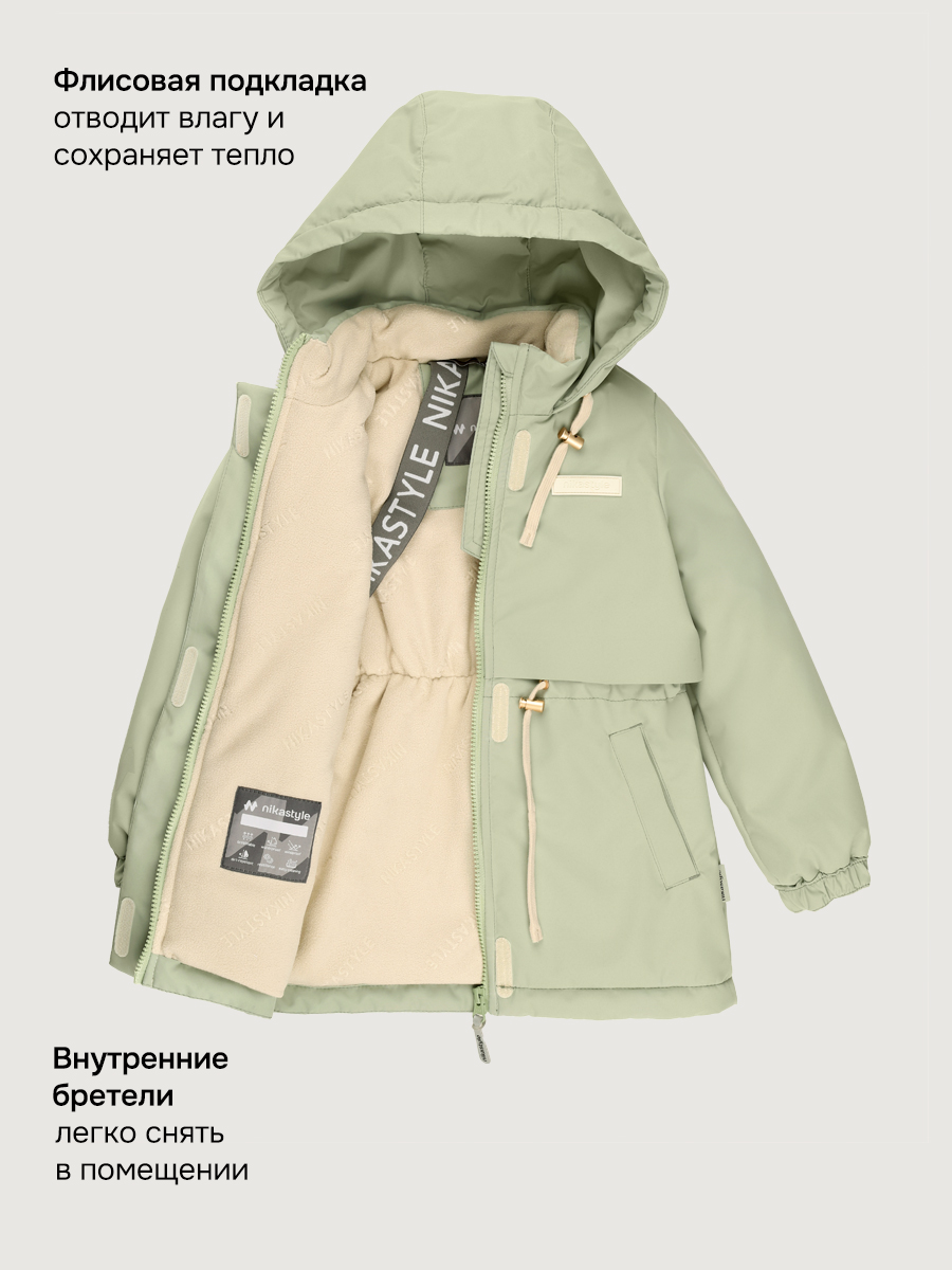 Куртка NIKASTYLE 4м3426 фисташка - фото 4