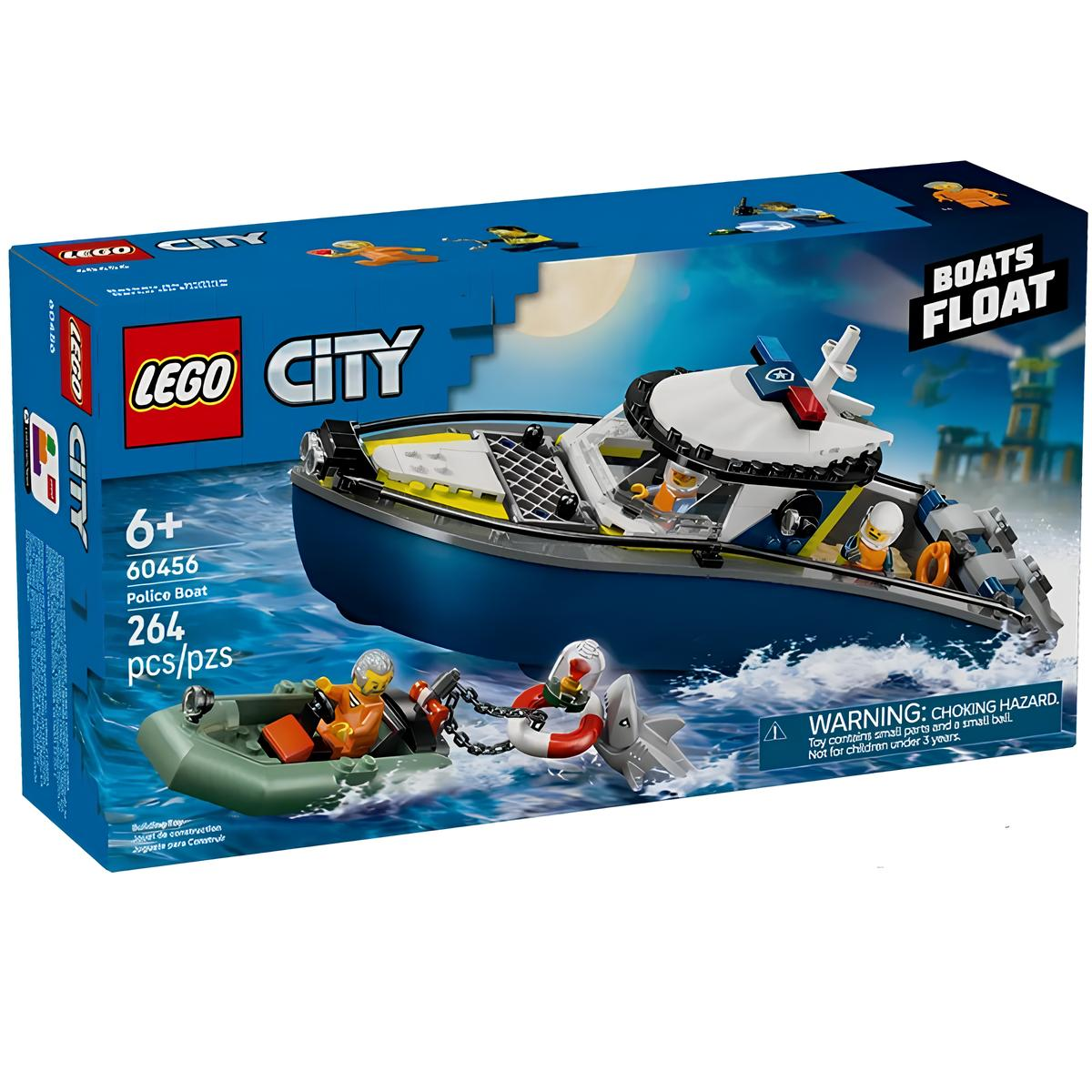 Изображение товара Конструктор LEGO City 60456 Погоня на полицейском катере
