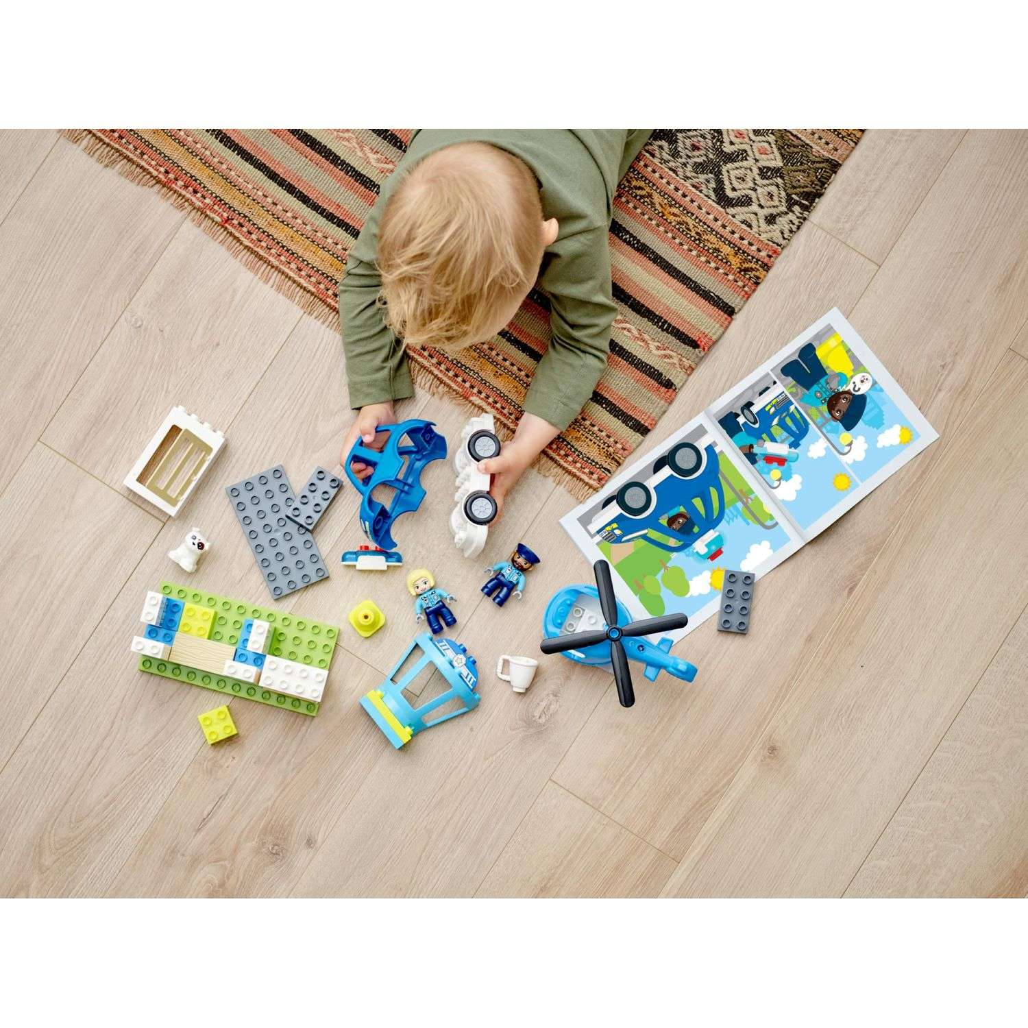 Конструктор LEGO DUPLO Полицейский участок и вертолёт 40 дет. - фото 8