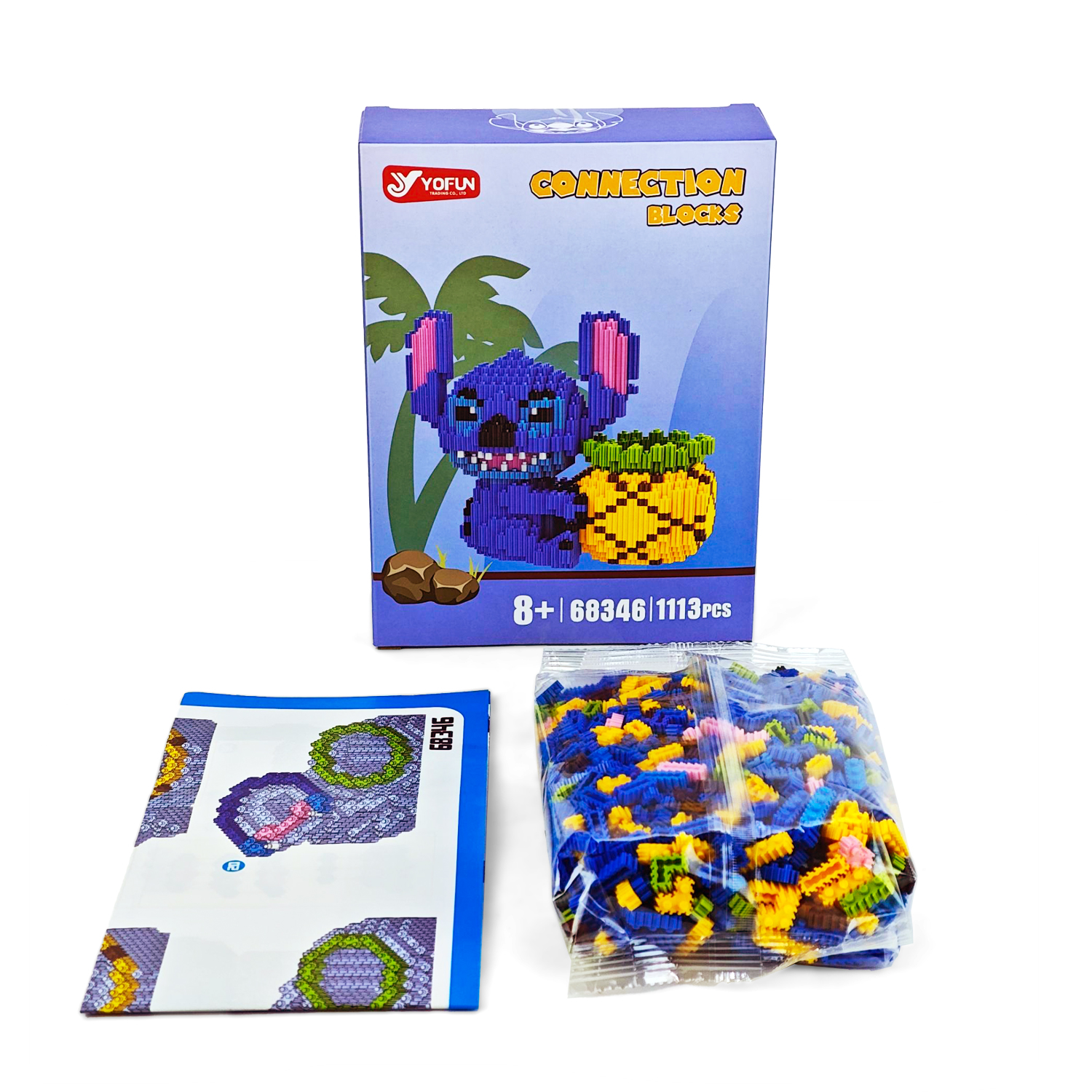 Конструктор Стич подставка 1113 дет. - фото 2