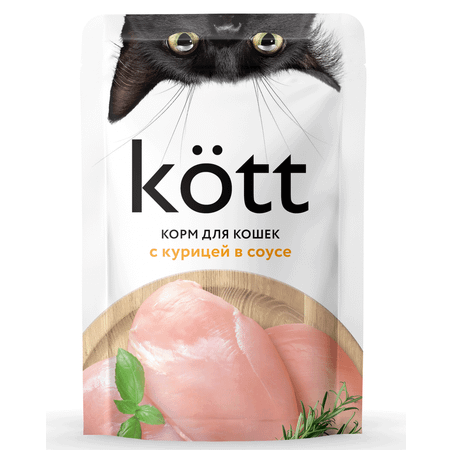 Корм для кошек kott 75г курица