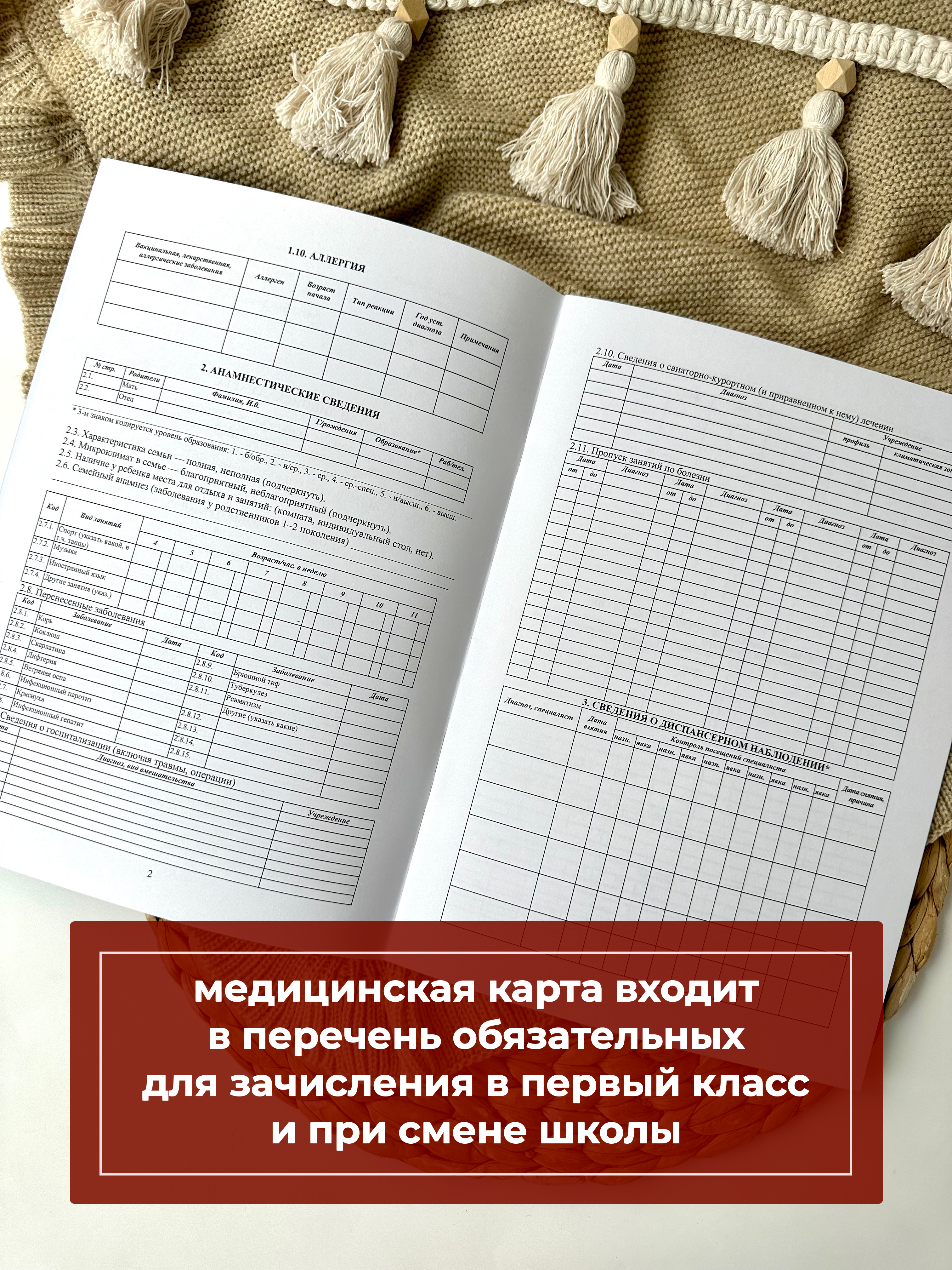 Медицинская карта Miaworkstudio Зайчик бохо - фото 5