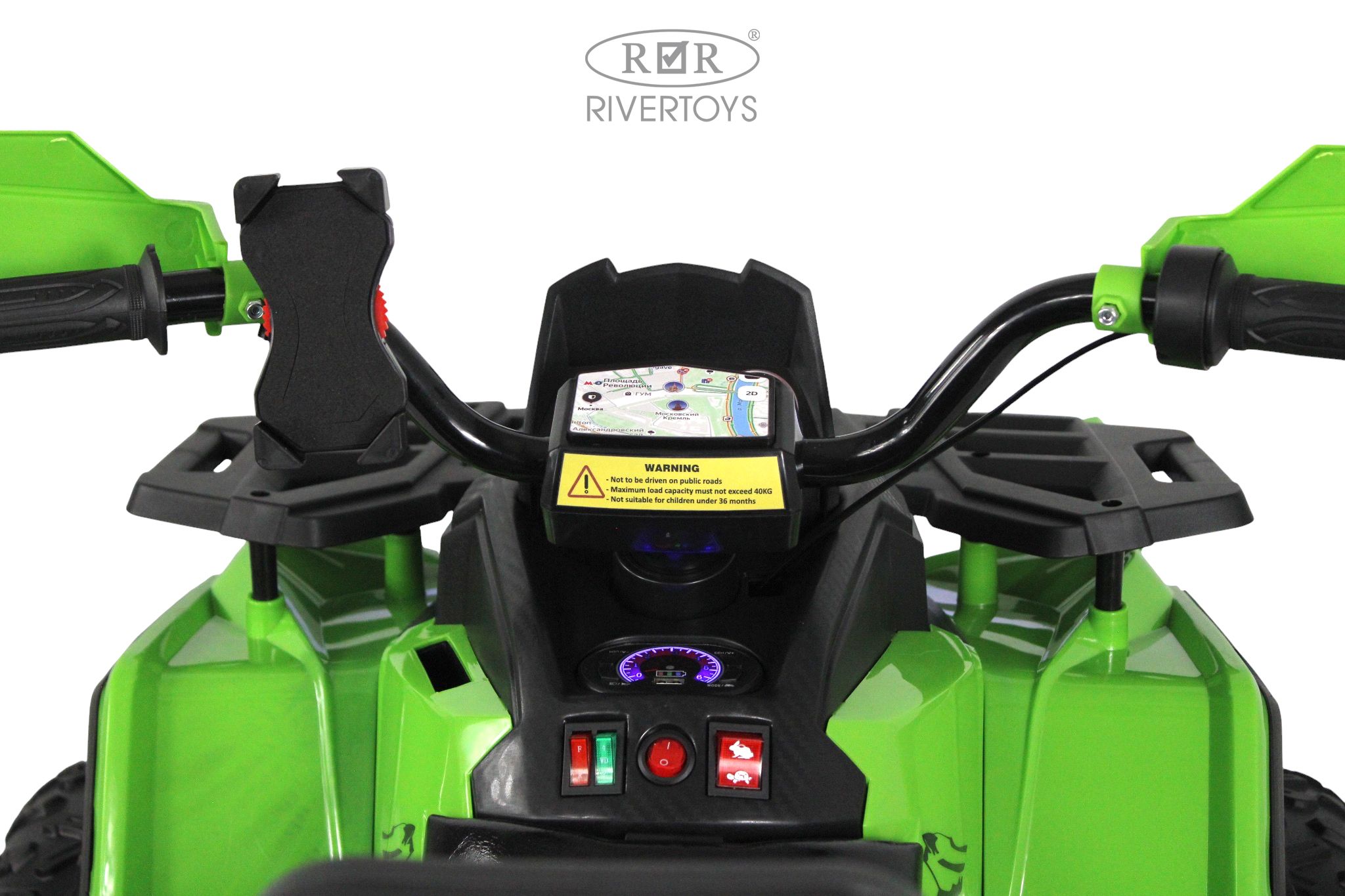 Электромобиль RIVERTOYS Z111ZZ-NEW-GREEN С пультом ДУ - фото 4