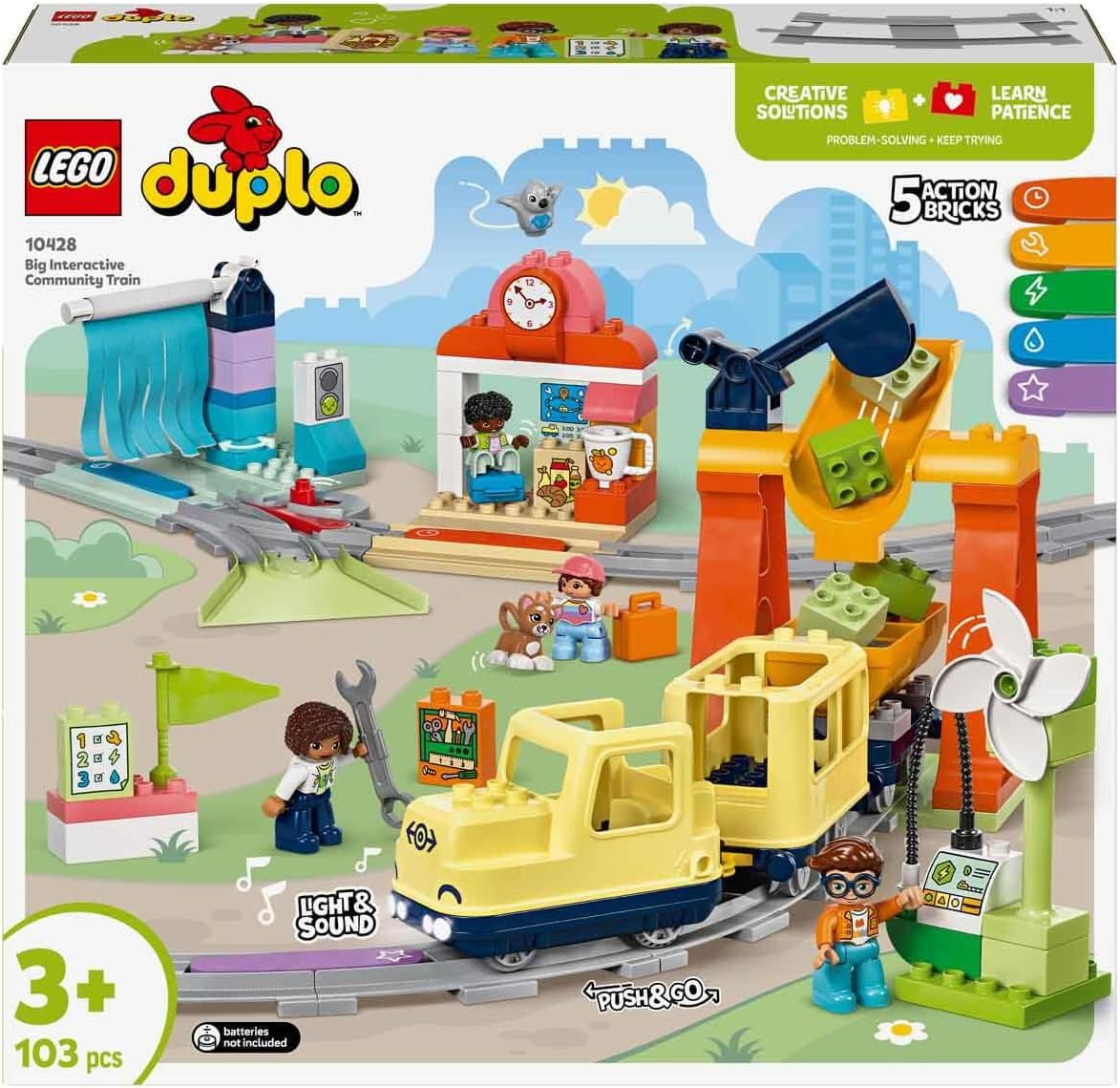 Конструктор LEGO DUPLO Большой пассажирский поезд 103 дет. - фото 3