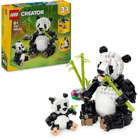 Конструктор LEGO Creator Семейство панд блочный