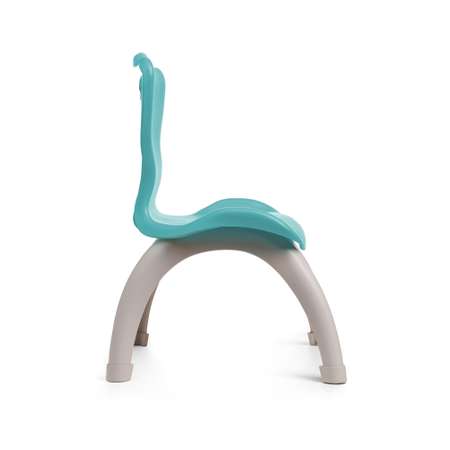 Стул детский KidPlast Combo бирюзовый/серый