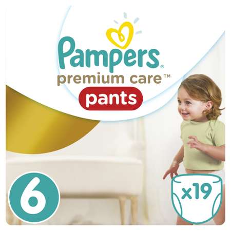 Трусики Pampers Premium Care 6 (16+ кг) 19 шт.