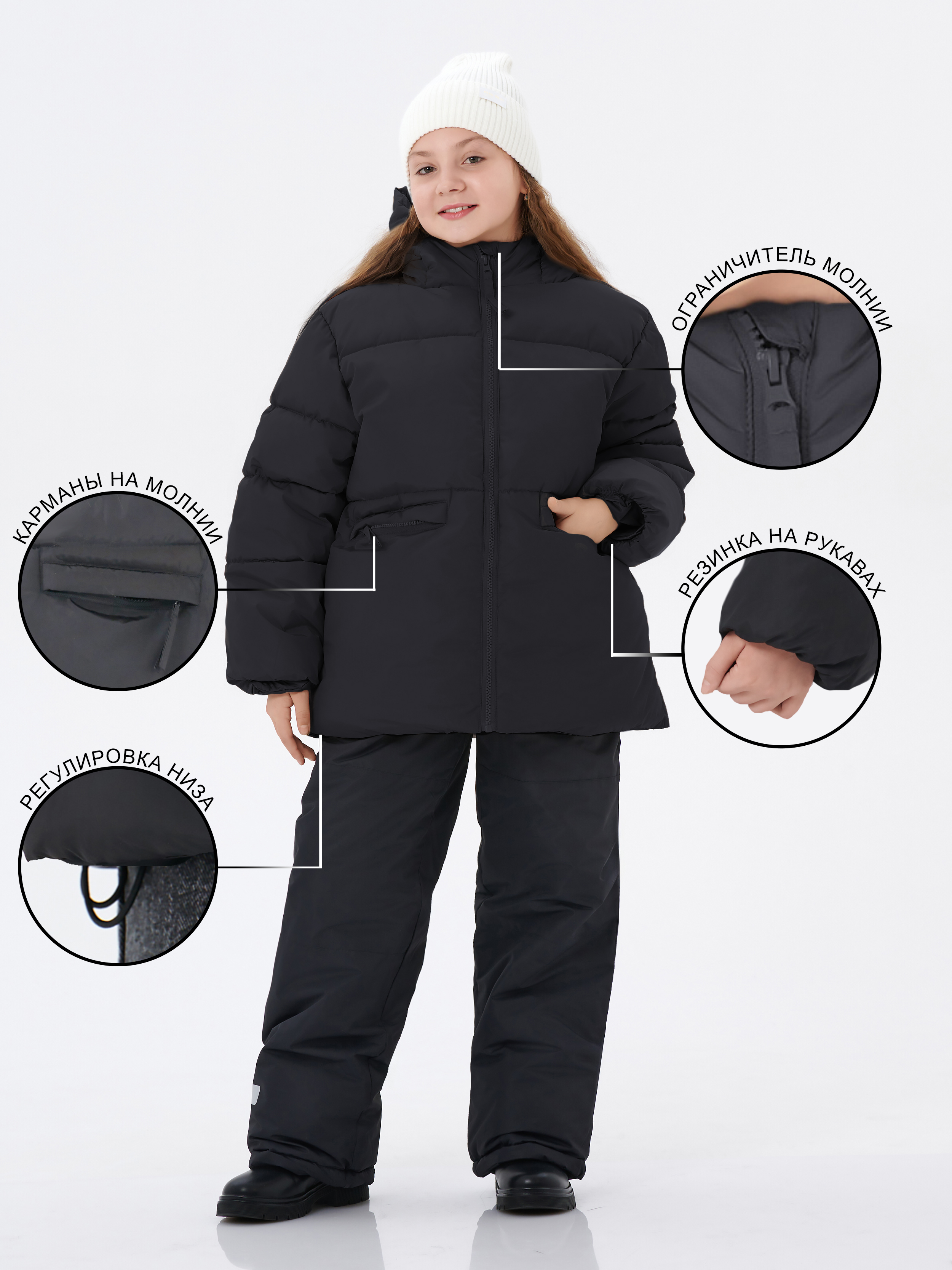 Куртка КрутышОк Т-066 черный - фото 2