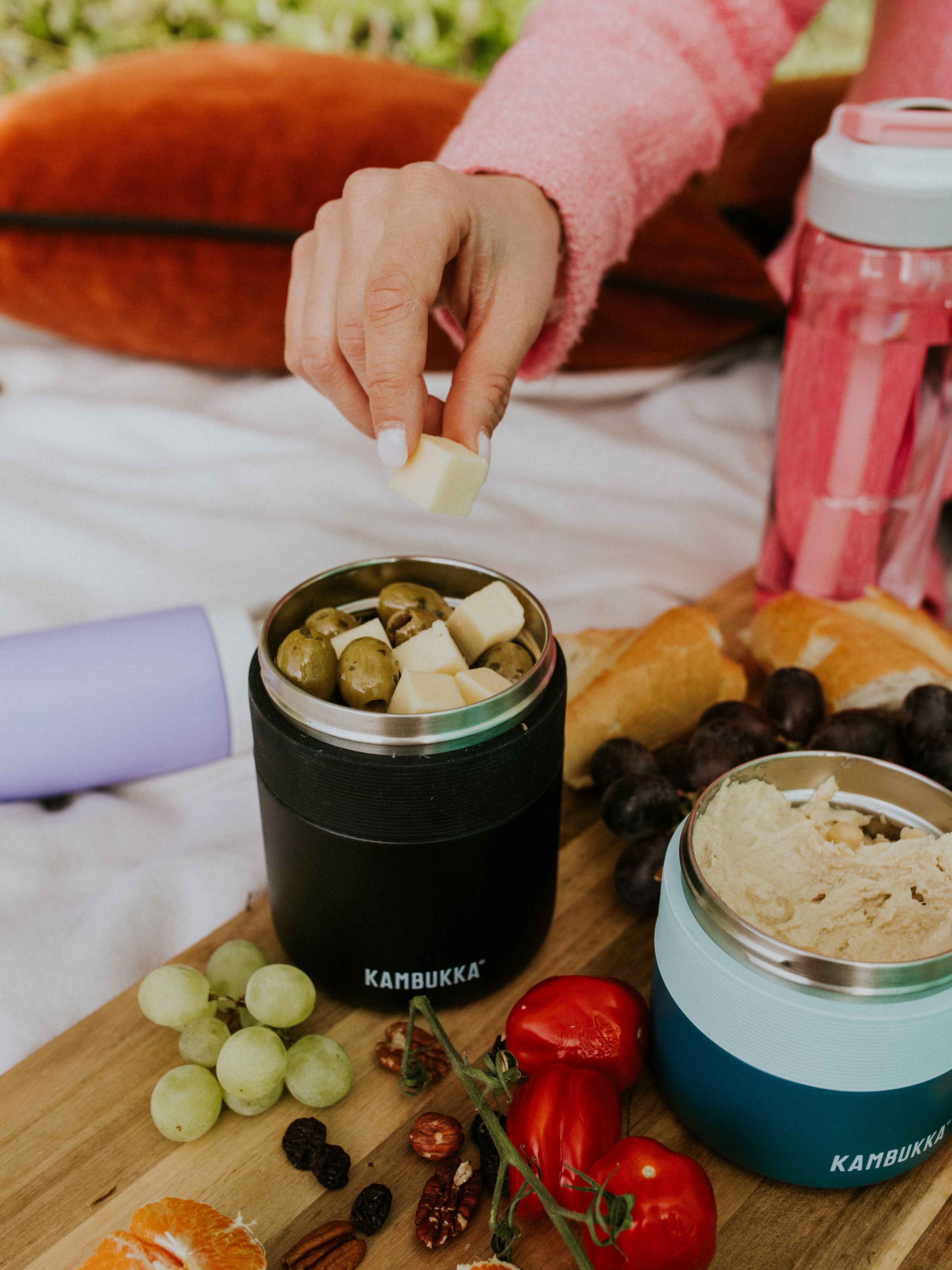 Ланч-бокс с вакуумной изоляцией Kambukka Bora 600мл черный матовый 11-06010 - фото 7