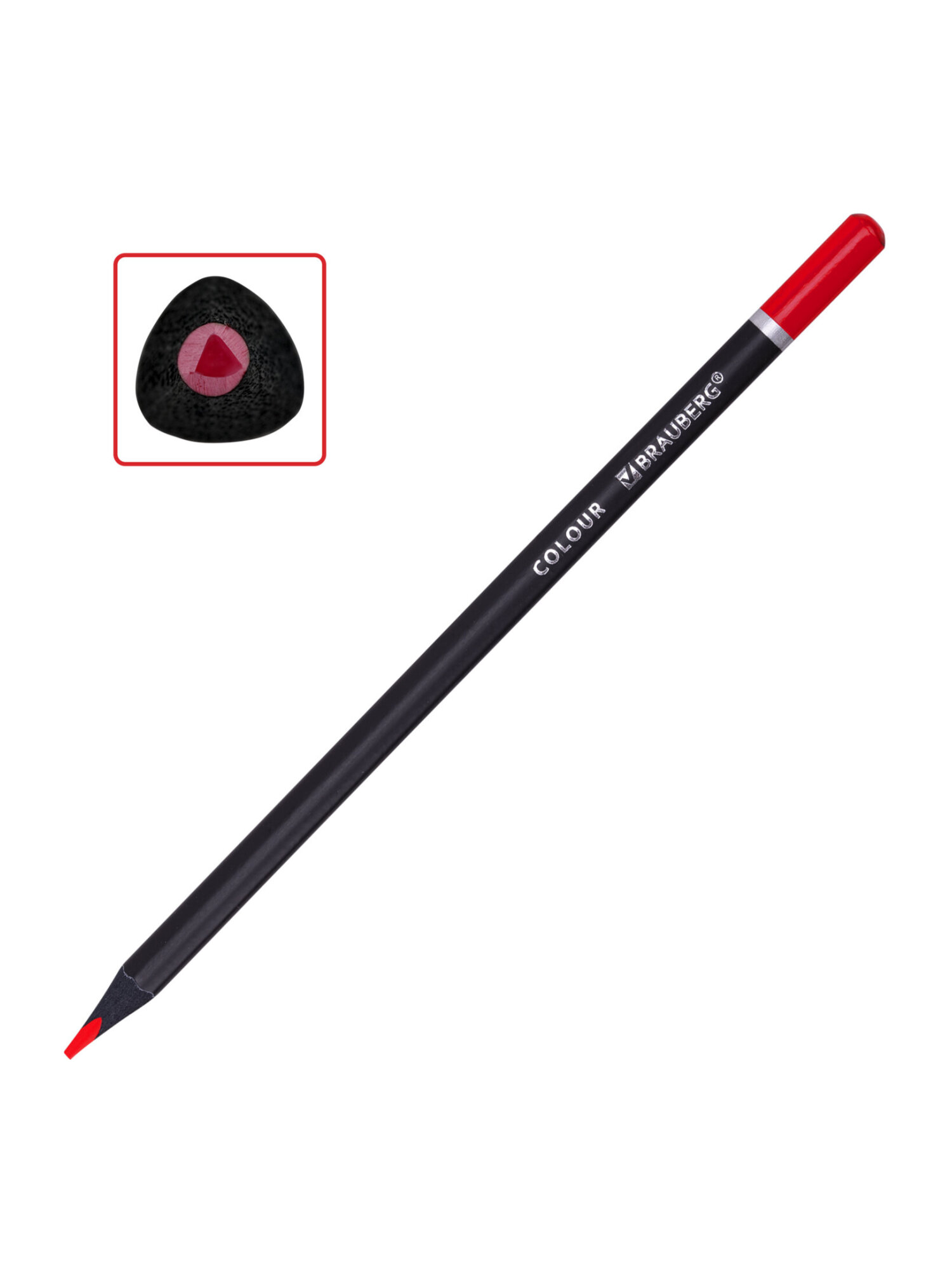 Карандаши цветные Brauberg 12 шт. - фото 8