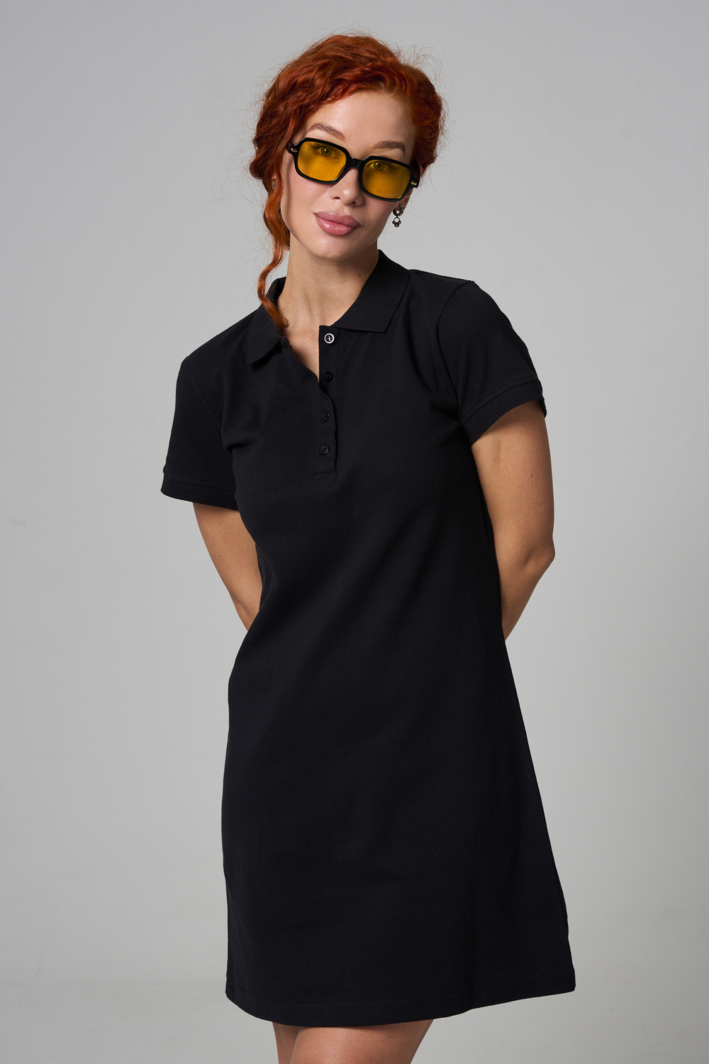 Платье Натали Суслова 14413/1 черный - фото 18